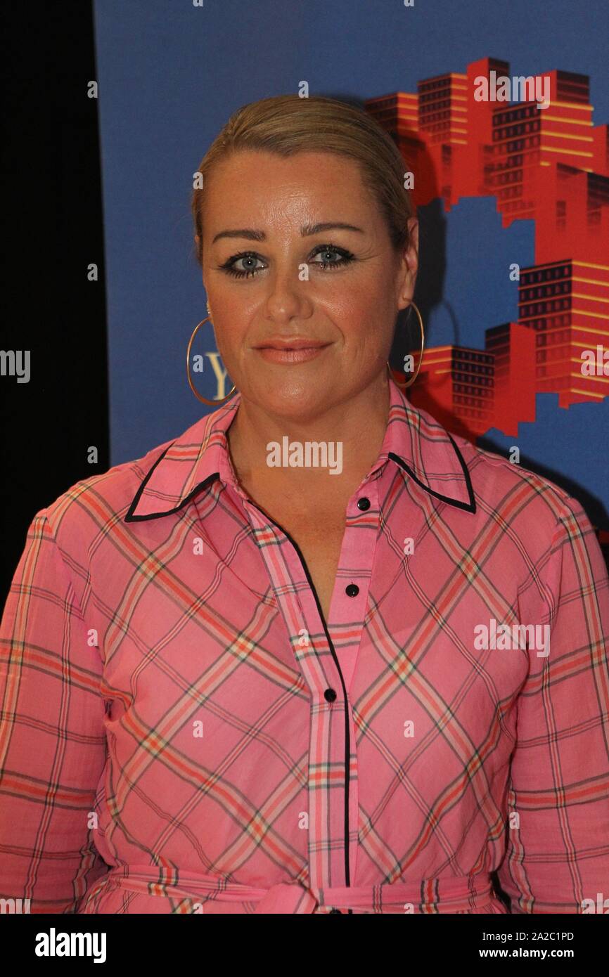 Actress DEBBIE HONEYWOOD arrives for the screening of 'Sorry We Missed You' during 25th Athens Film Festival. Stock Photo