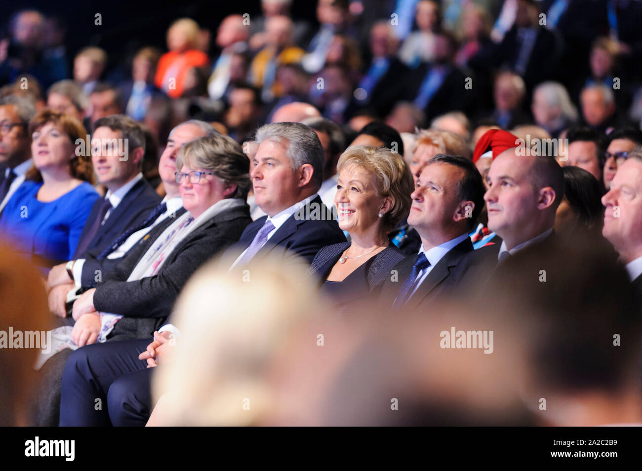 Manchester, UK. 2nd October 2019. Members of the watch The Prime Minister, The Rt Hon