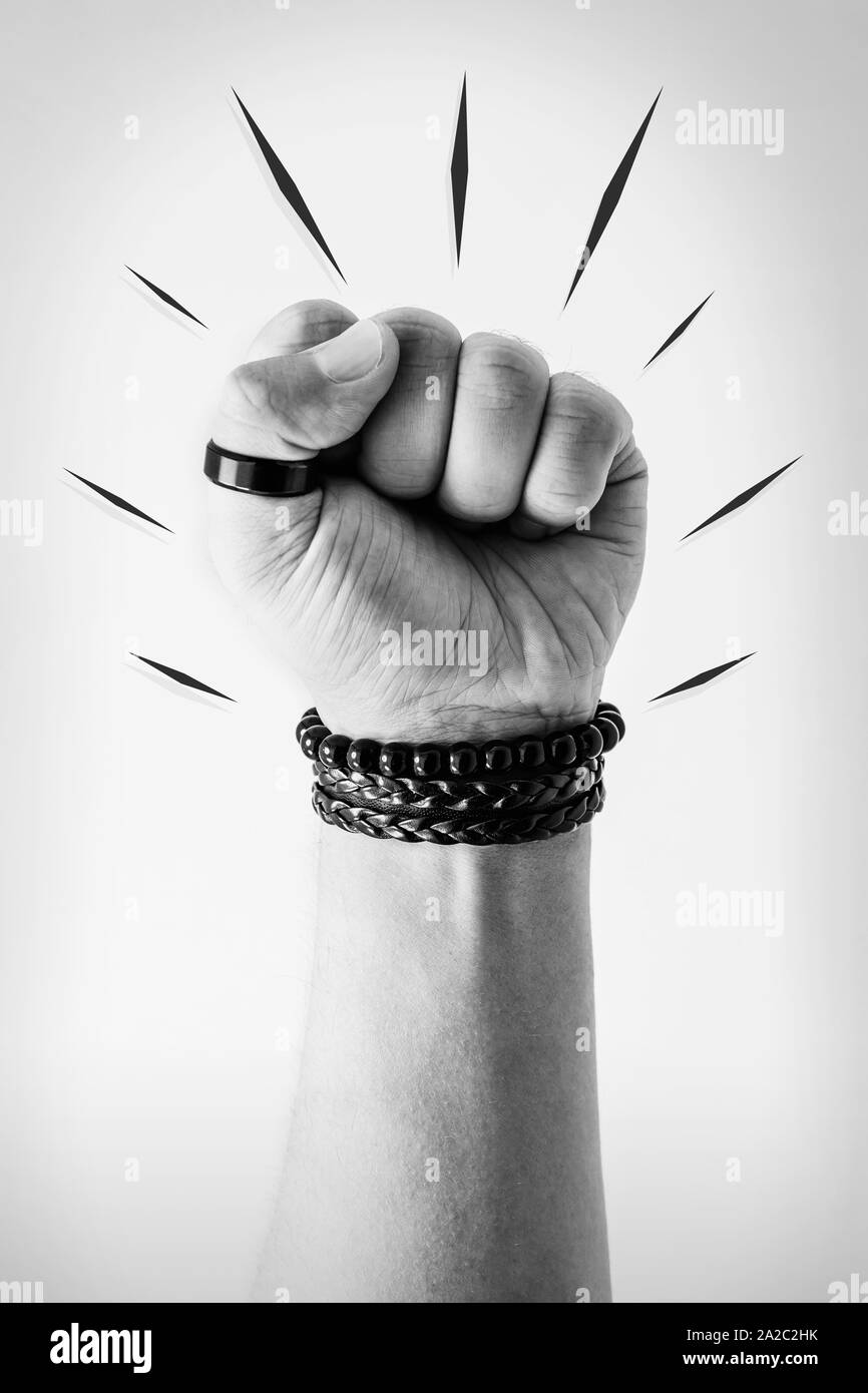 Premium Vector | Strong hand clenched fist fighting for freedom against  chain slavery theme illustration, vector logo or tattoo, getting free,  struggle for liberty.