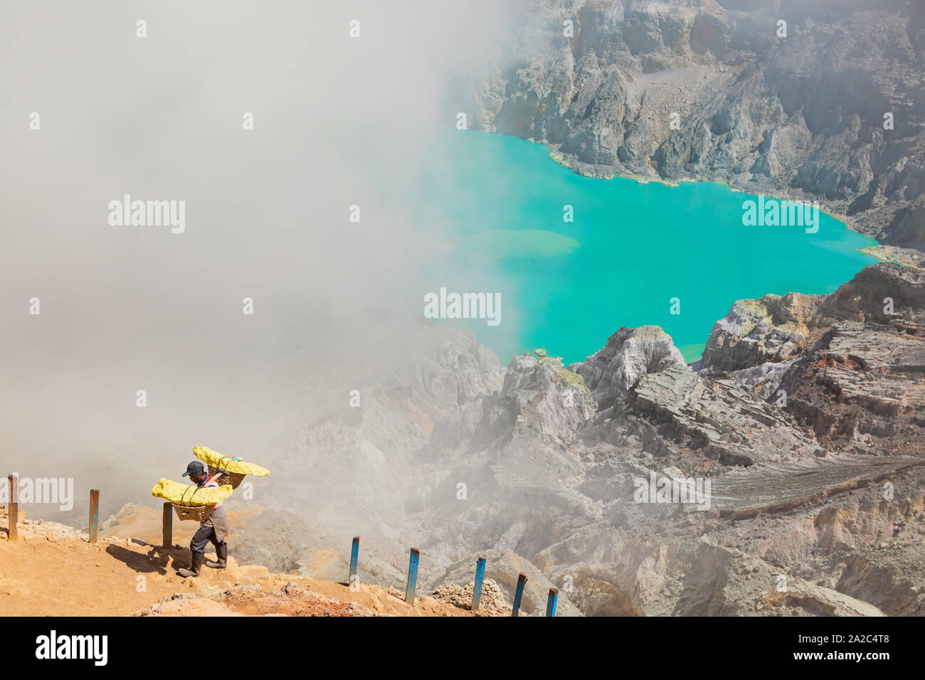 Java island, Indonesia September 16, 2019 Basket with pieces of