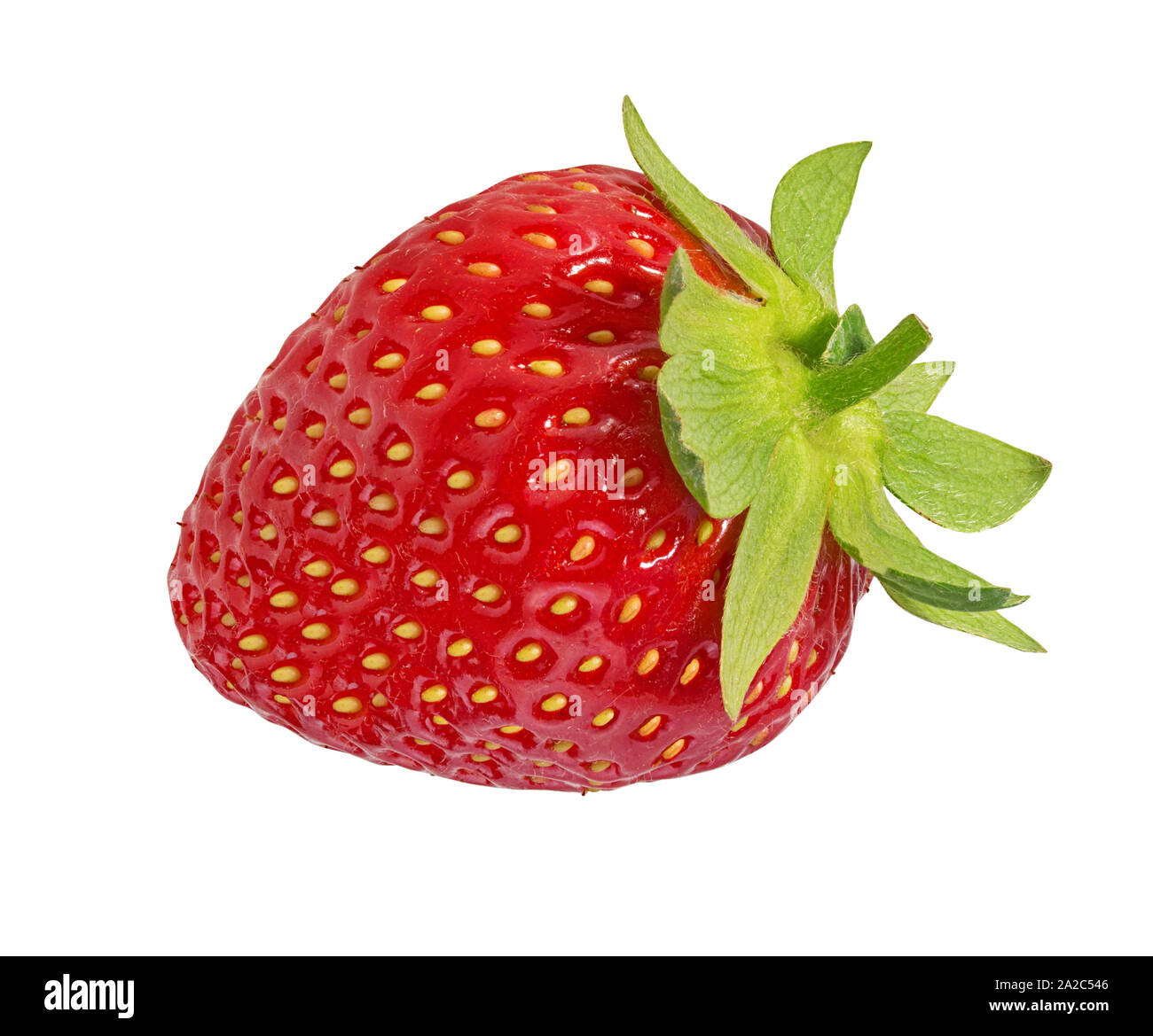 Strawberry isolated on white background Stock Photo - Alamy