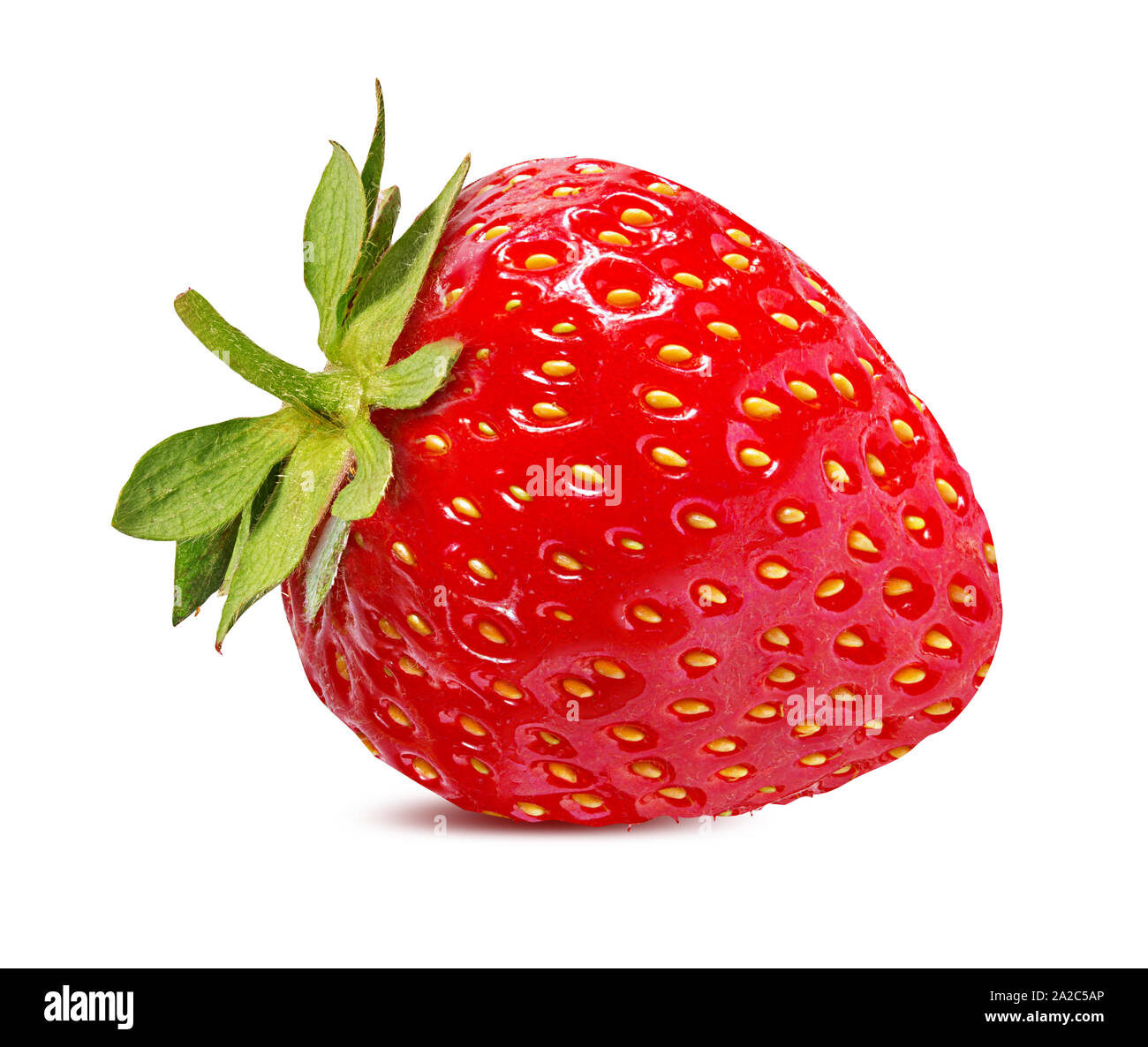 Strawberry isolated on white background Stock Photo - Alamy