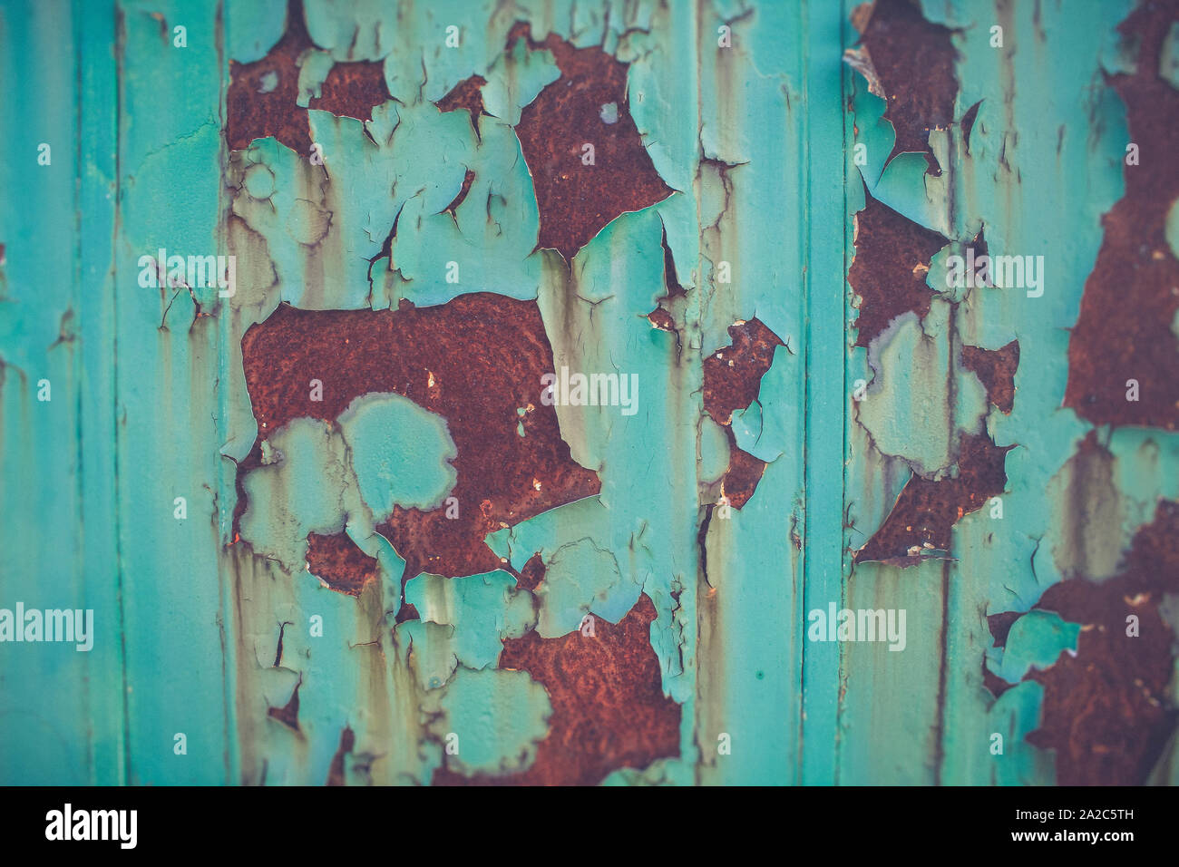 damaged and rusty metallic background Stock Photo