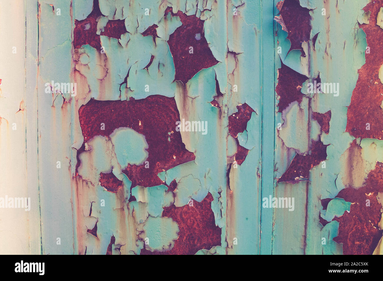 damaged and rusty metallic background Stock Photo