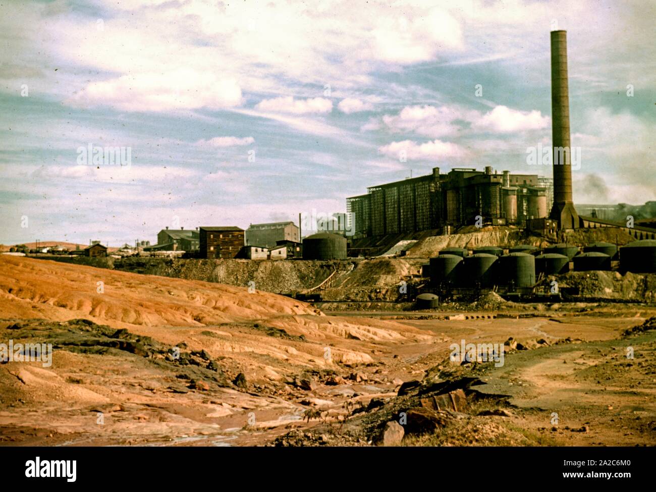 Color scene during the Great Depression in the United States, 1940
