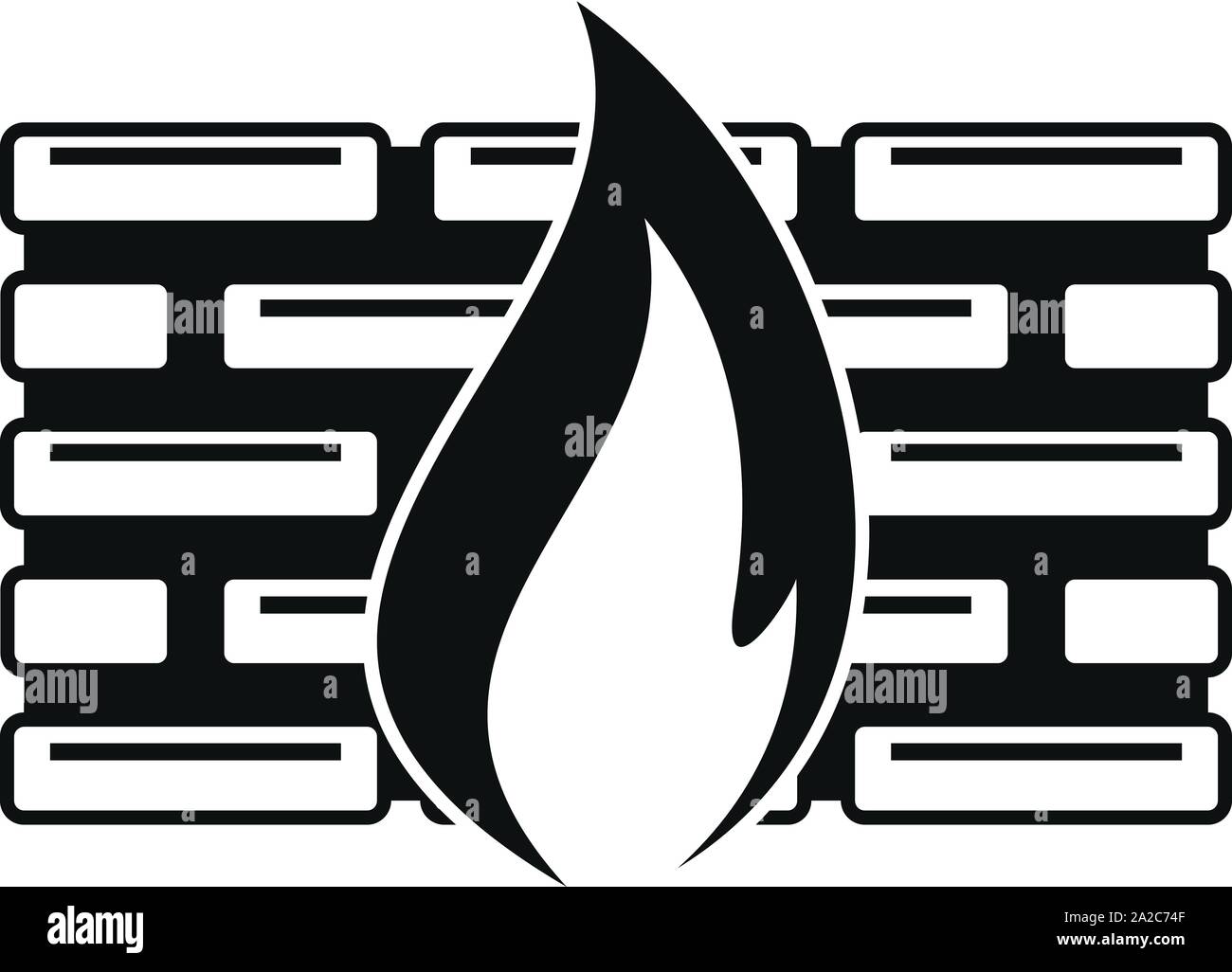 Modern Firewall Icon Simple Illustration Of Modern Firewall Vector Icon For Web Design Isolated On White Background Stock Vector Image Art Alamy