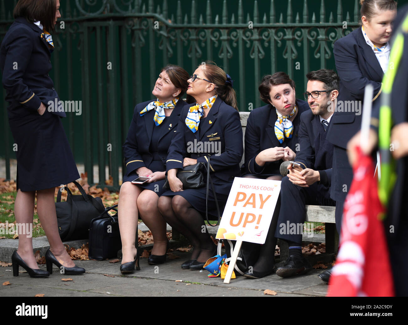 Thomas Cook Protest Ex employees hi-res stock photography and images - Alamy