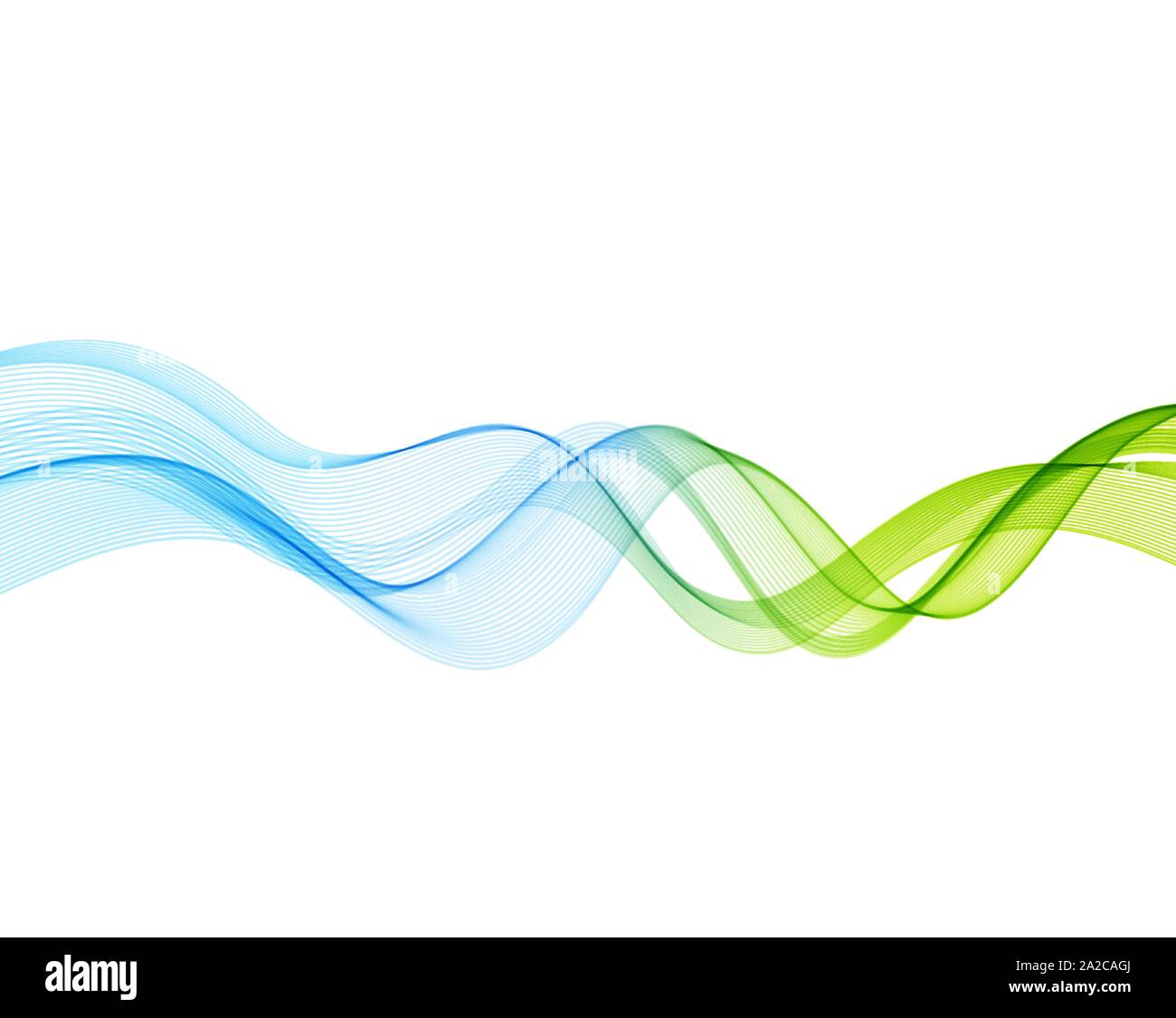 Abstract curved lines background. Template brochure design Stock Vector