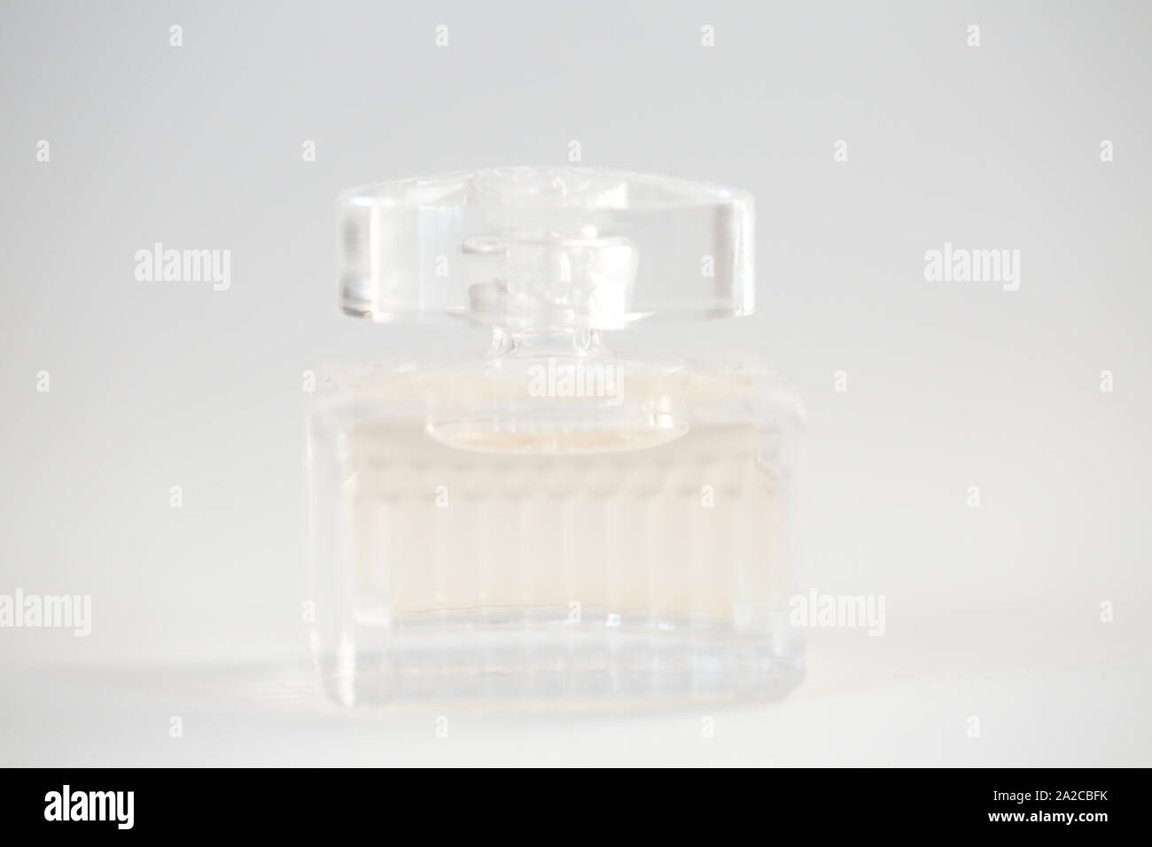 Perfume bottle isolated on white background - Image Stock Photo - Alamy