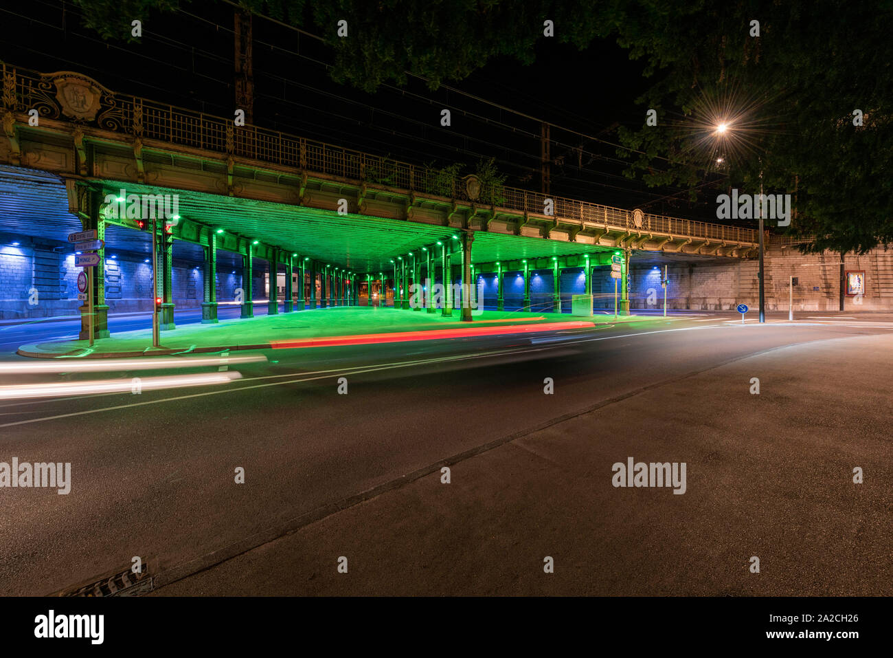 Railway Bridge at Dijon Ville Station, France Stock Photo Alamy