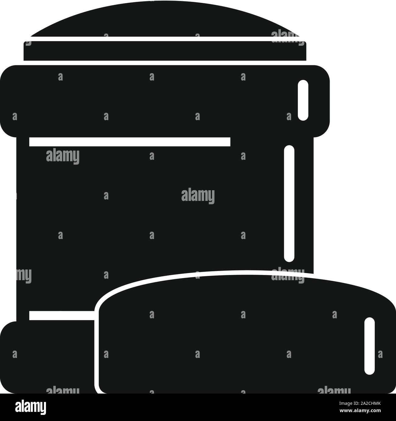 Deodorant icon. Simple illustration of deodorant vector icon for web ...
