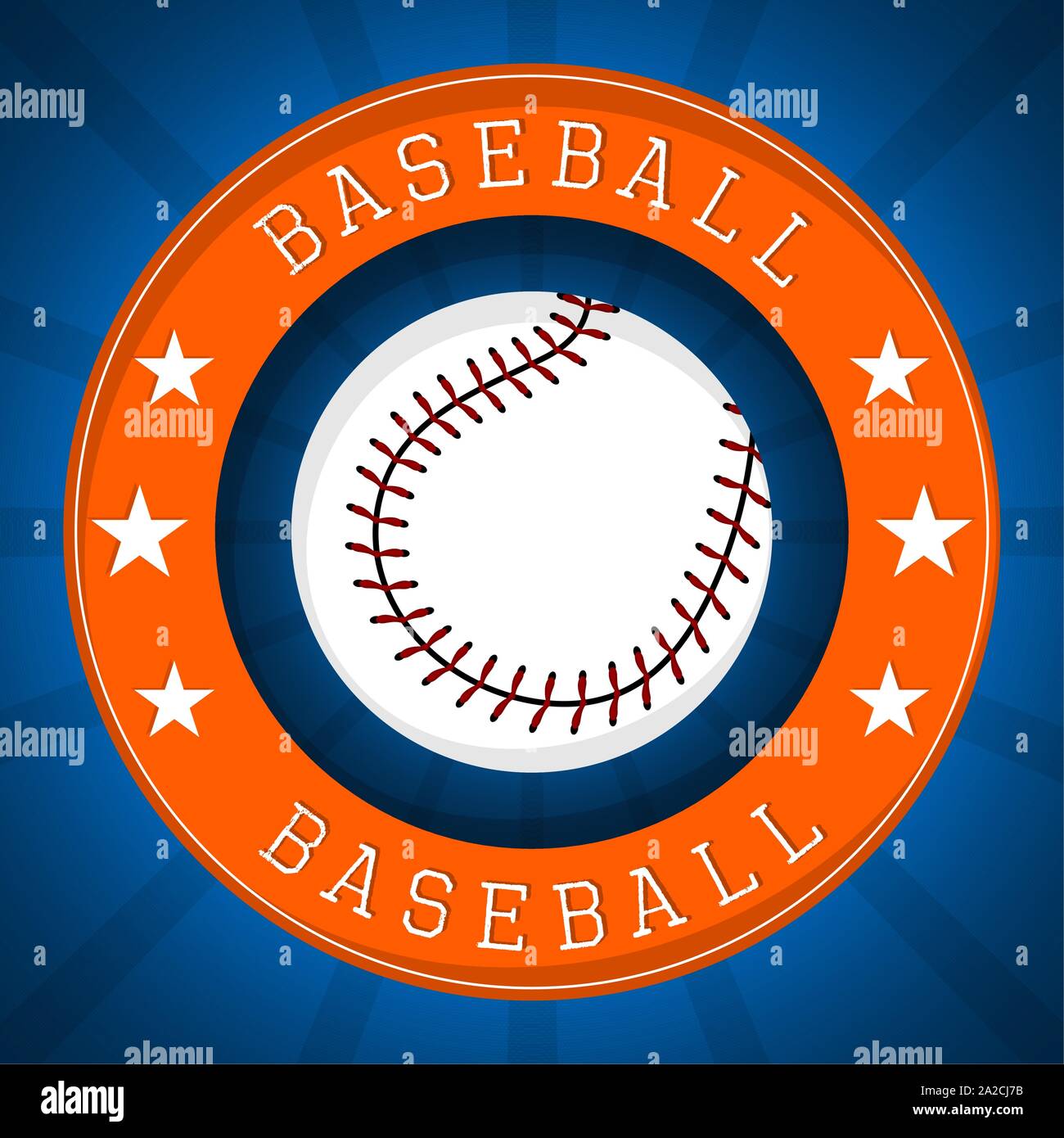 Baseball poster with a baseball ball - Vector Stock Vector Image & Art ...