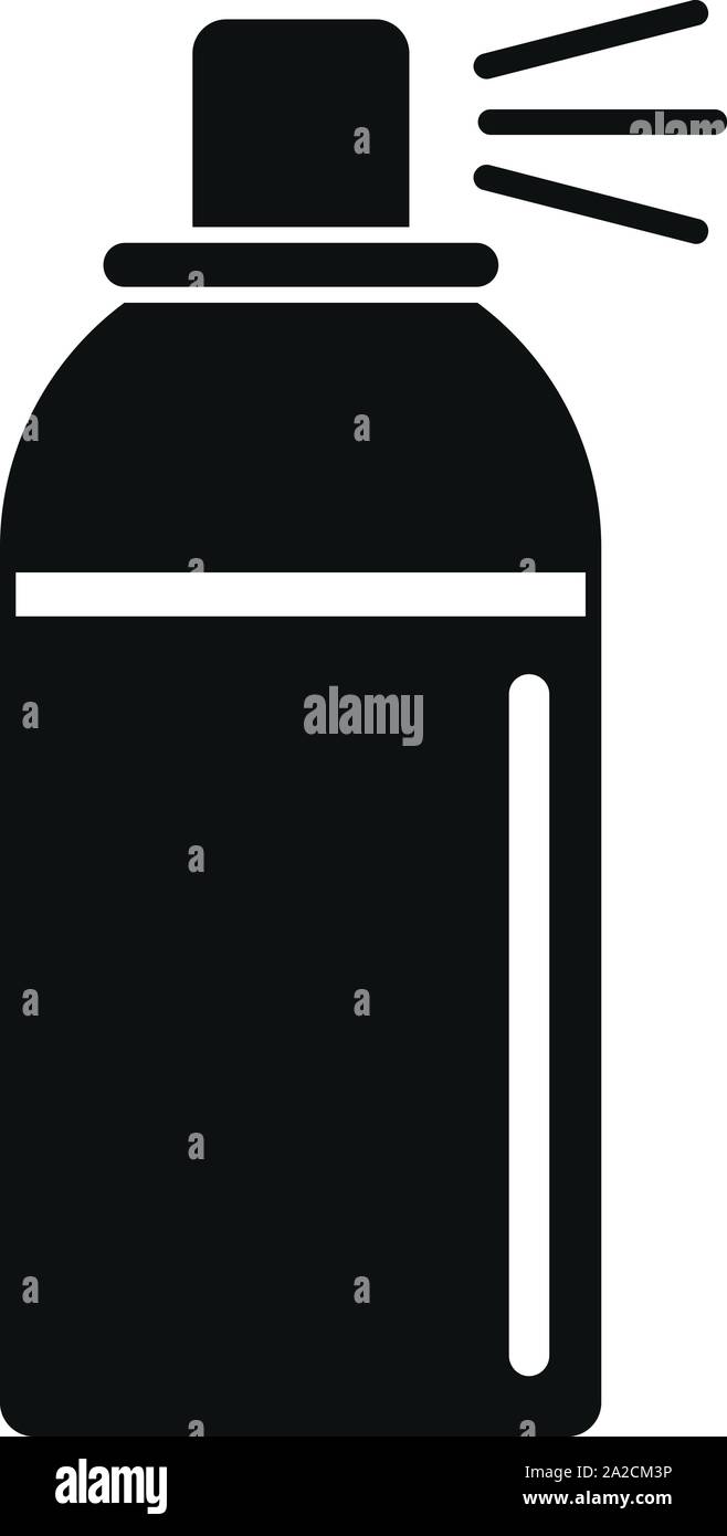 Perfume aerosol deodorant icon. Simple illustration of perfume aerosol ...