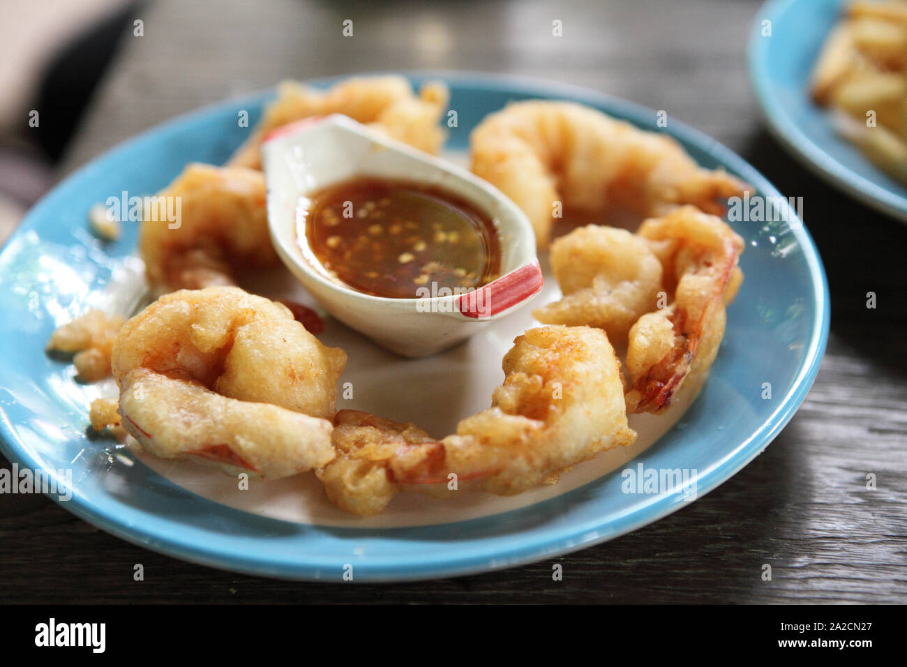 Tempura Fried shrimp Japanese style Stock Photo - Alamy