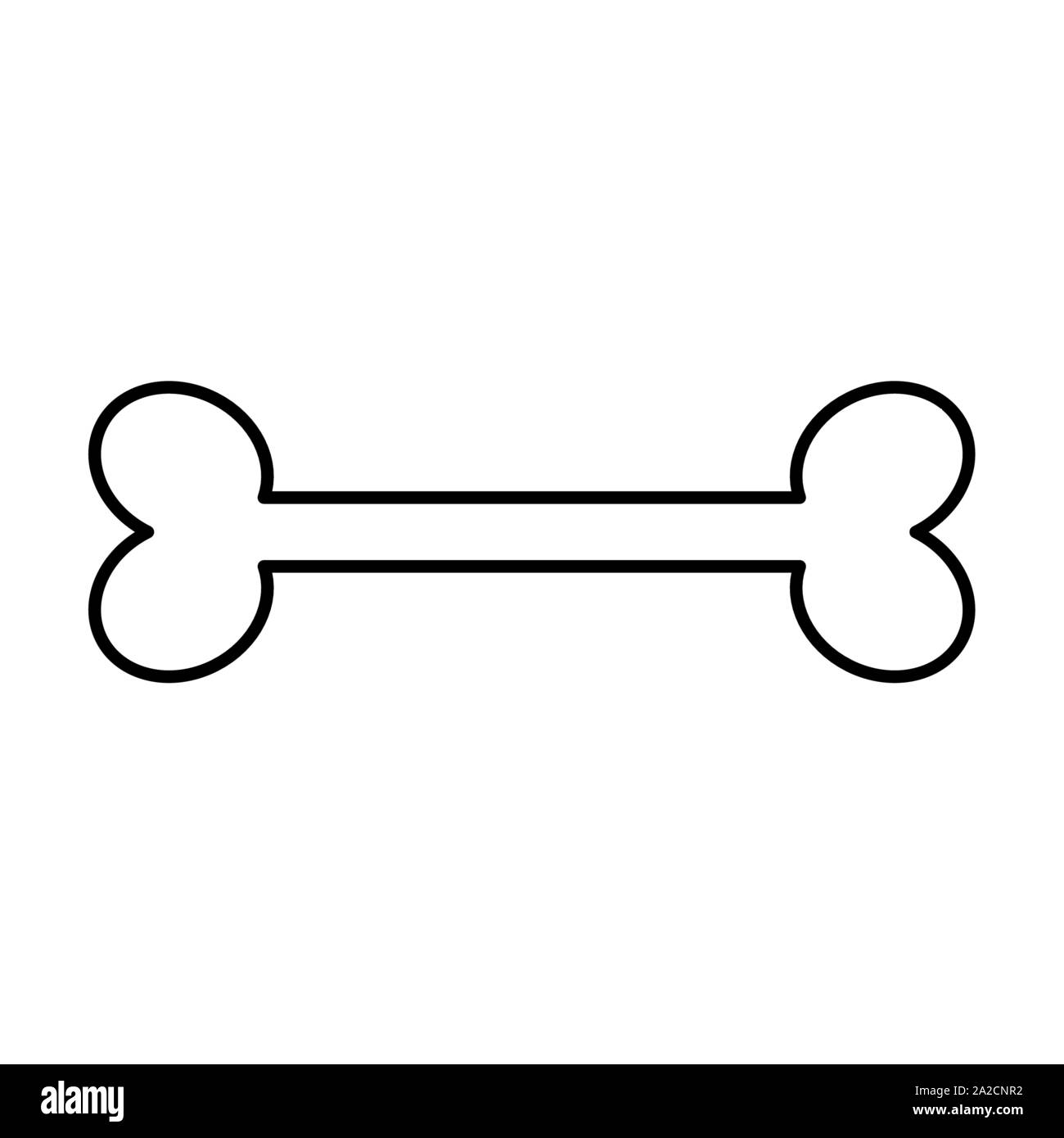 bone part body icon design vector illustration line style Stock Vector ...