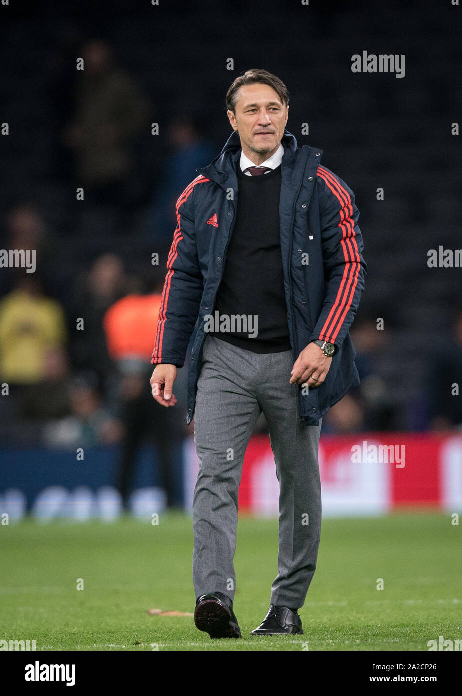 London, UK. 01st Oct, 2019. Bayern Munich manager Niko Kovač of Bayern  Munich during the UEFA Champions League group match between Tottenham  Hotspur and Bayern Munich at Wembley Stadium, London, England on