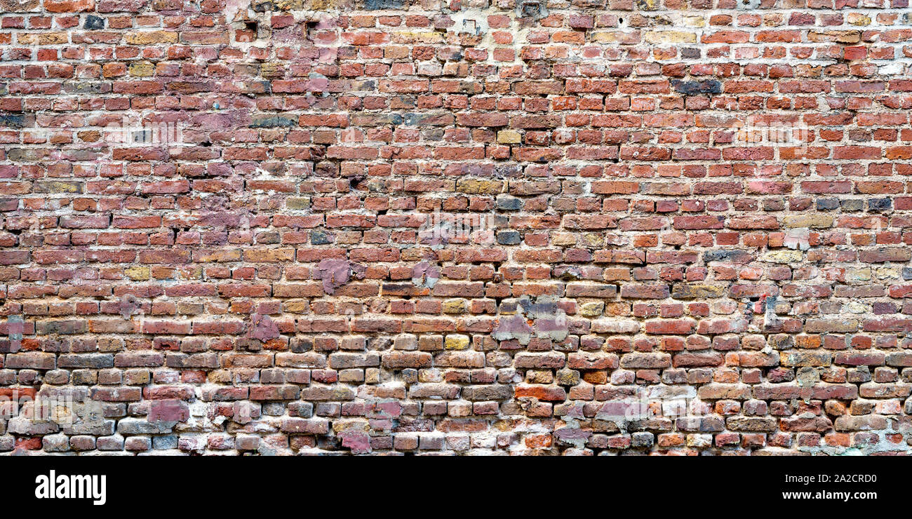 Old red brick wall Stock Photo Alamy