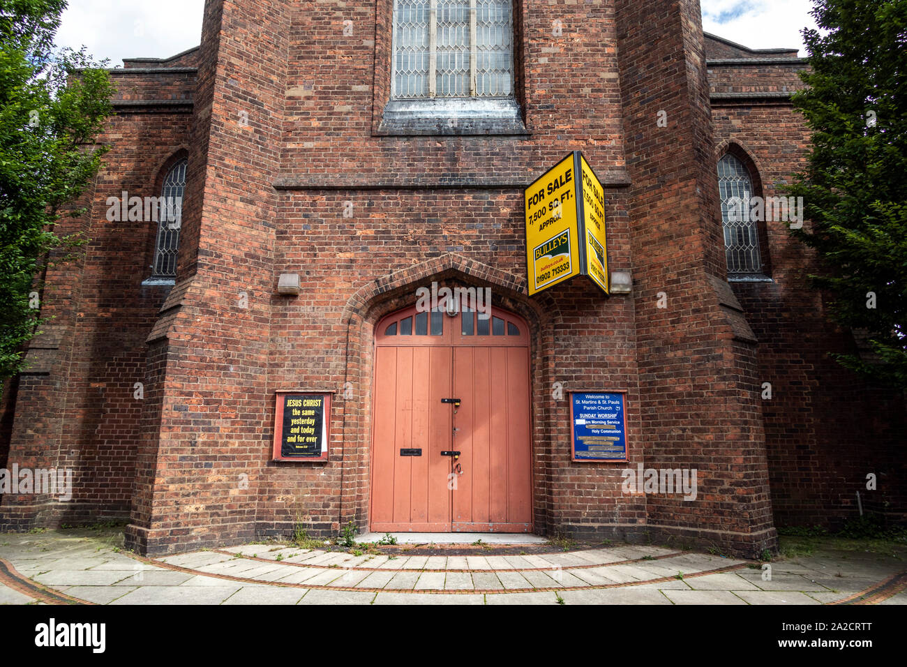Church for sale, Tipton, northwest of Birmingham, West Midlands, UK