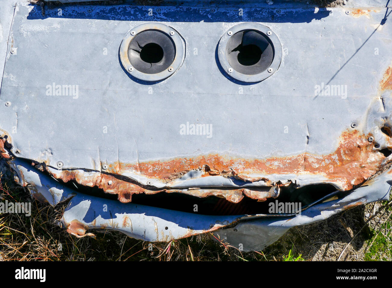 Amazing face of metal, Lognan hut area, Argentière, Chamonix-Mont-Blanc ...