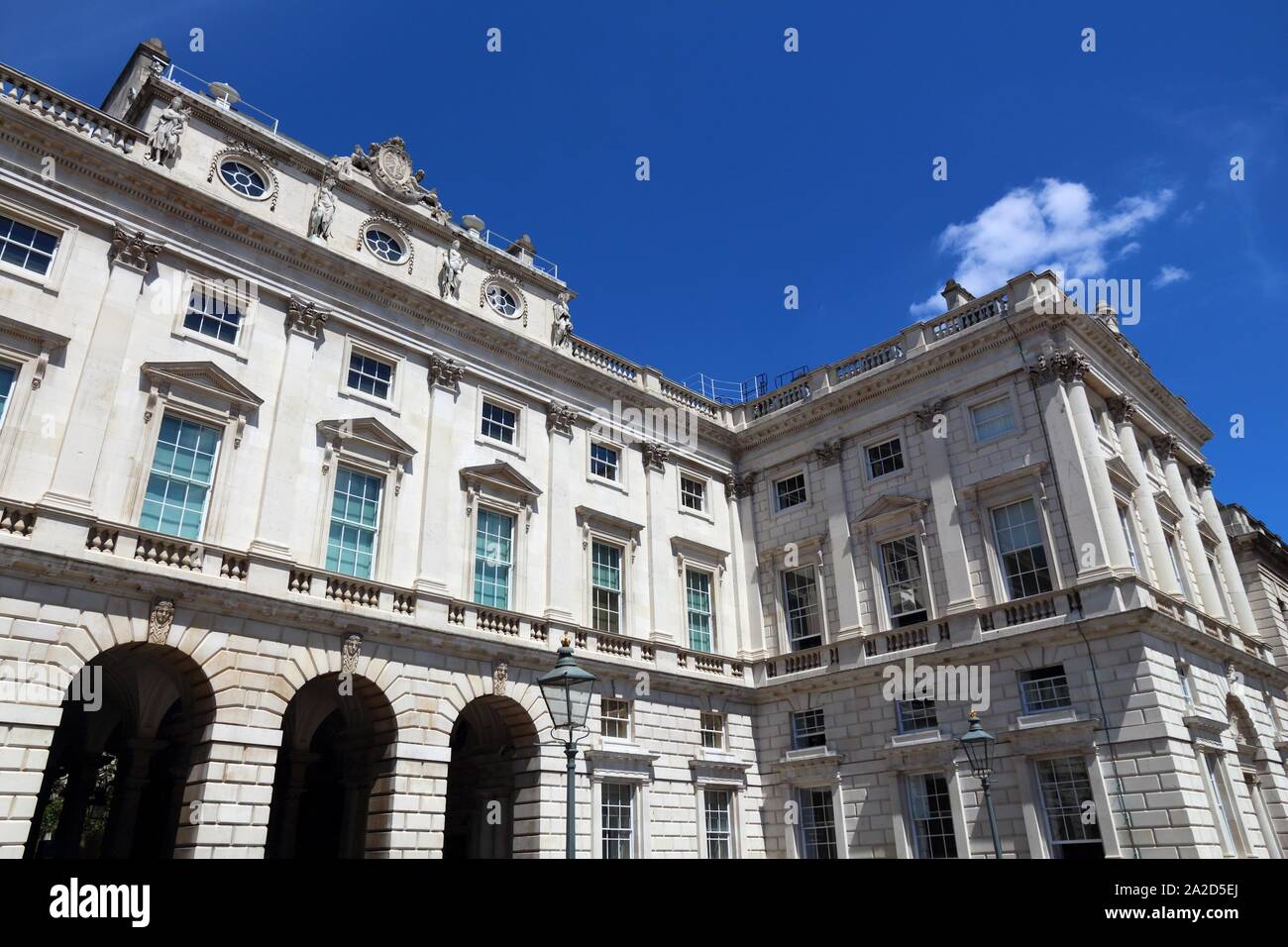 Somerset House landmark building in London, UK. Currently part of