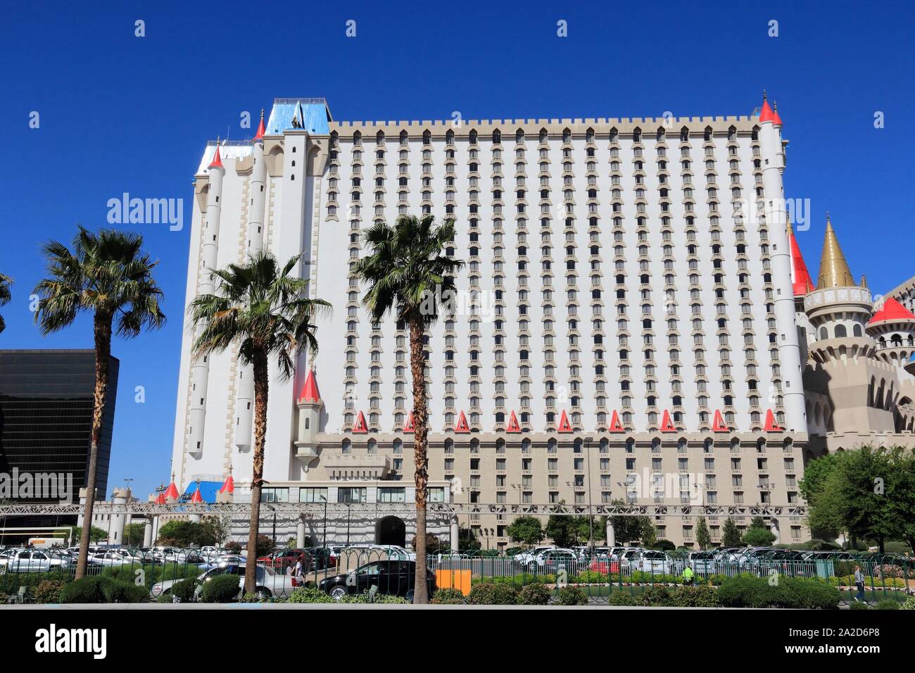 Las Vegas Usa April 14 2014 Excalibur Hotel And Casino