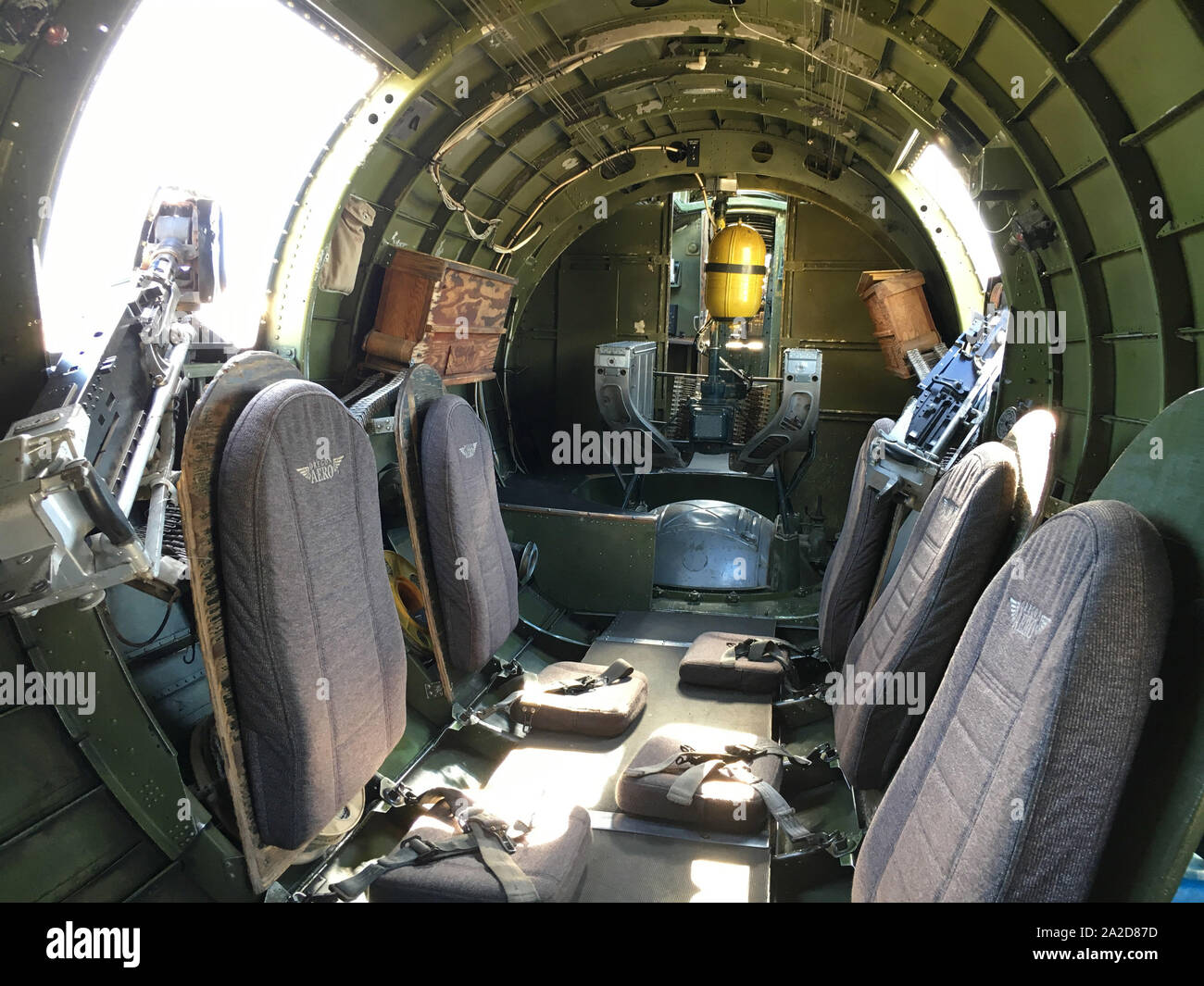 A Boeing B-17G owned by the Collings Foundation is equipped with modified seating in the rear fuselage to allow for passenger flights as part of a nation-wide tour of historic aircraft at Chicago Executive Airport in Wheeling, IL on July 29, 2017. The plane was marked as the historic Nine-O-Nine of the 323rd Bomb Squadron, 91st Bomb Group that completed 140 combat missions during World War II. The plane crashed shortly after takeoff with multiple fatalities at Bradley International Airport in Windsor Locks, CT on October 2, 2019. Photo by Brian Kersey/UPI Stock Photo