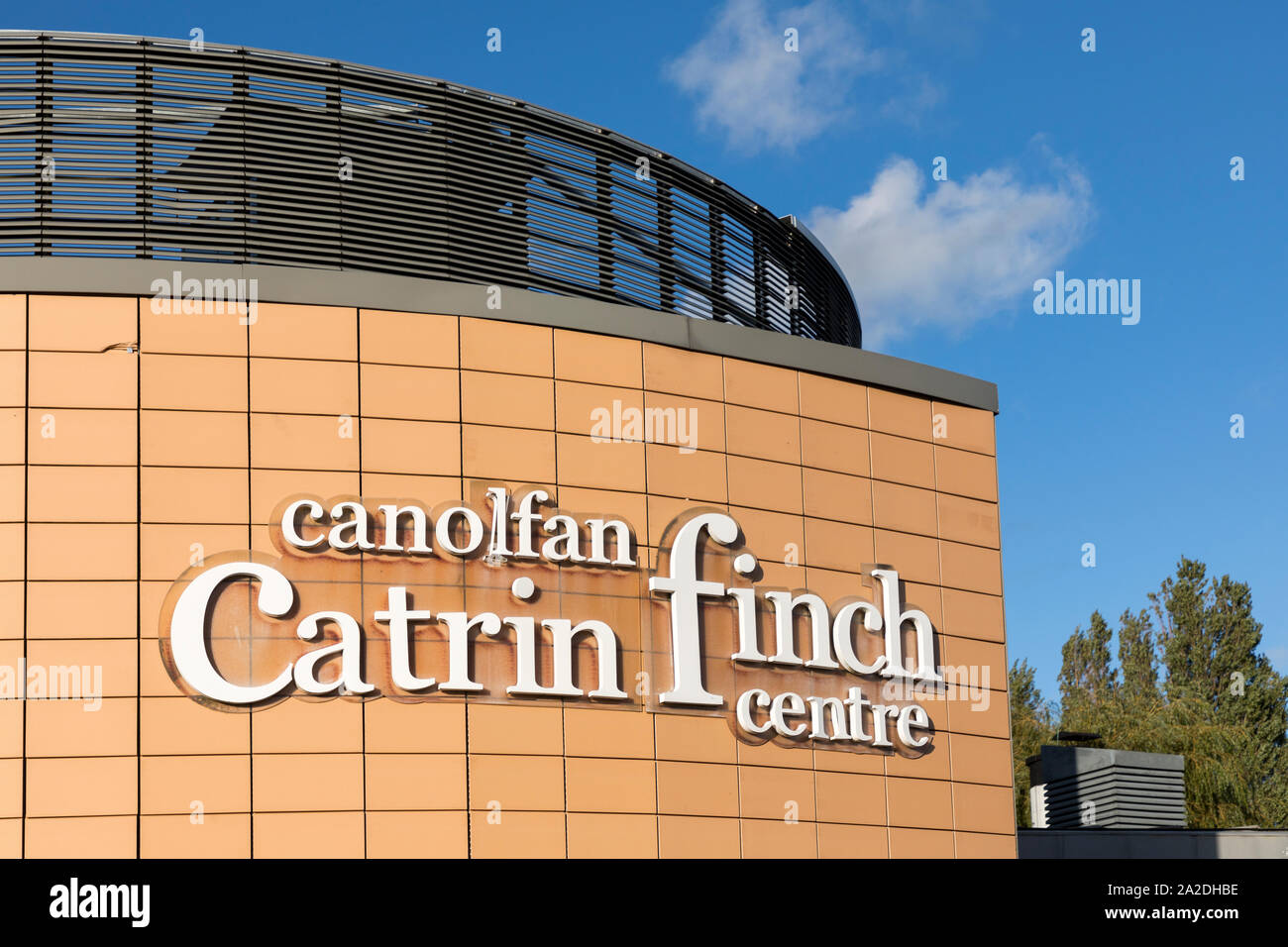 Catrin Finch Centre, University of Wrexham, UK Stock Photo