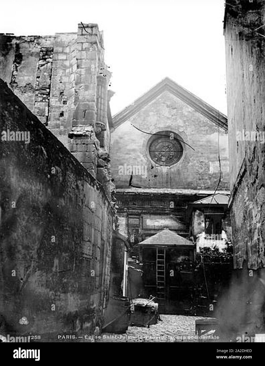 Eglise SaintJulienlePauvre Paris Médiathèque de l'architecture
