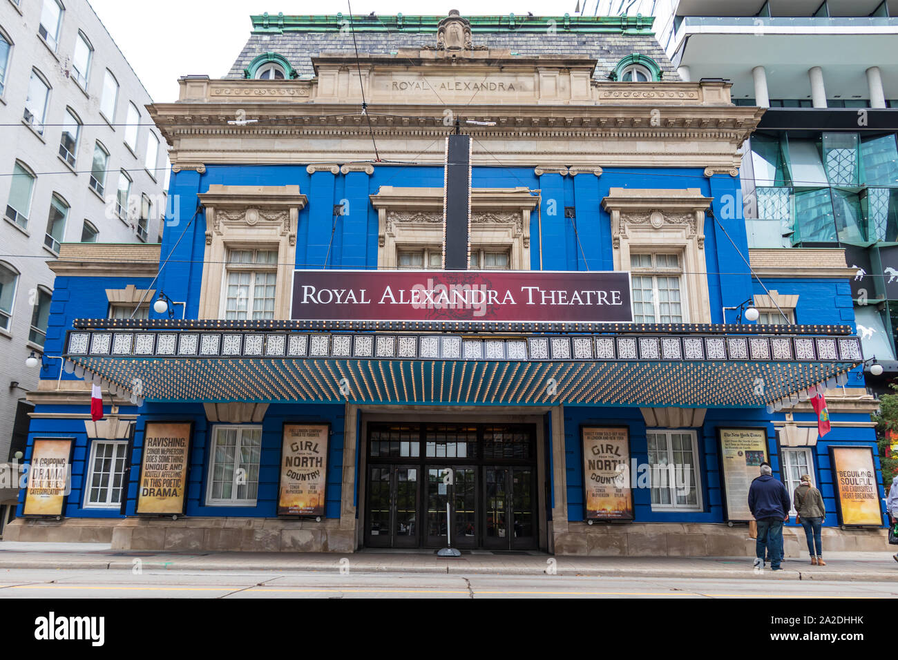 Royal Alexandra Theatre (Royal Alex) - the famous theatre on King St. in downtown Toronto. Stock Photo
