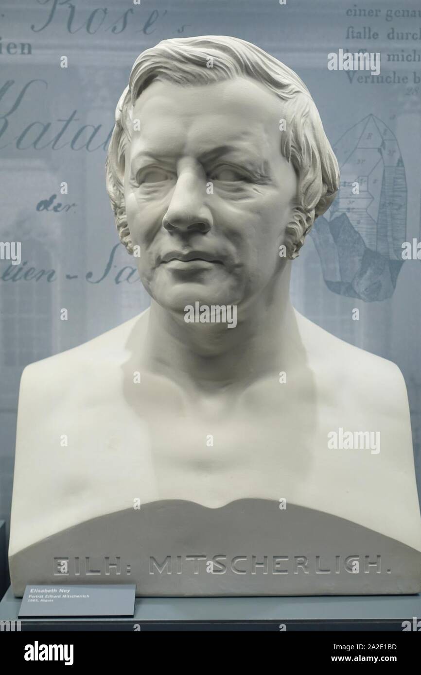 Eilhard Mitscherlich by Elisabeth Ney, 1863 Stock Photo