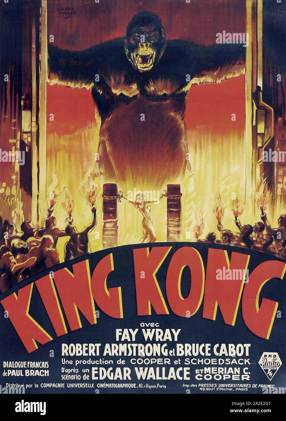King Kong Vintage Fay Wray Movie Poster 3