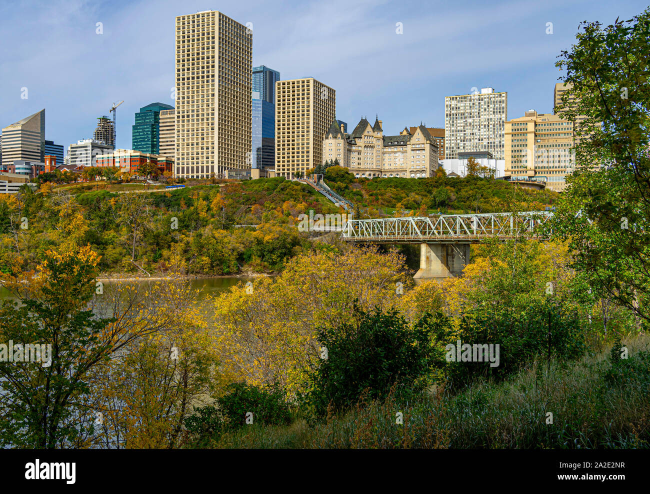 Edmonton downtown skyline. Stock Photo