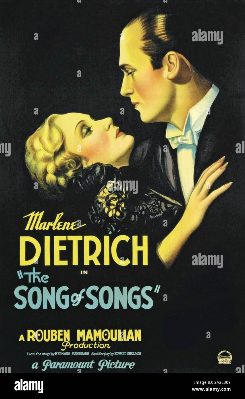 SONG OF SONGS 1933 Paramount Pictures film with Marlene Dietrich Stock Photo