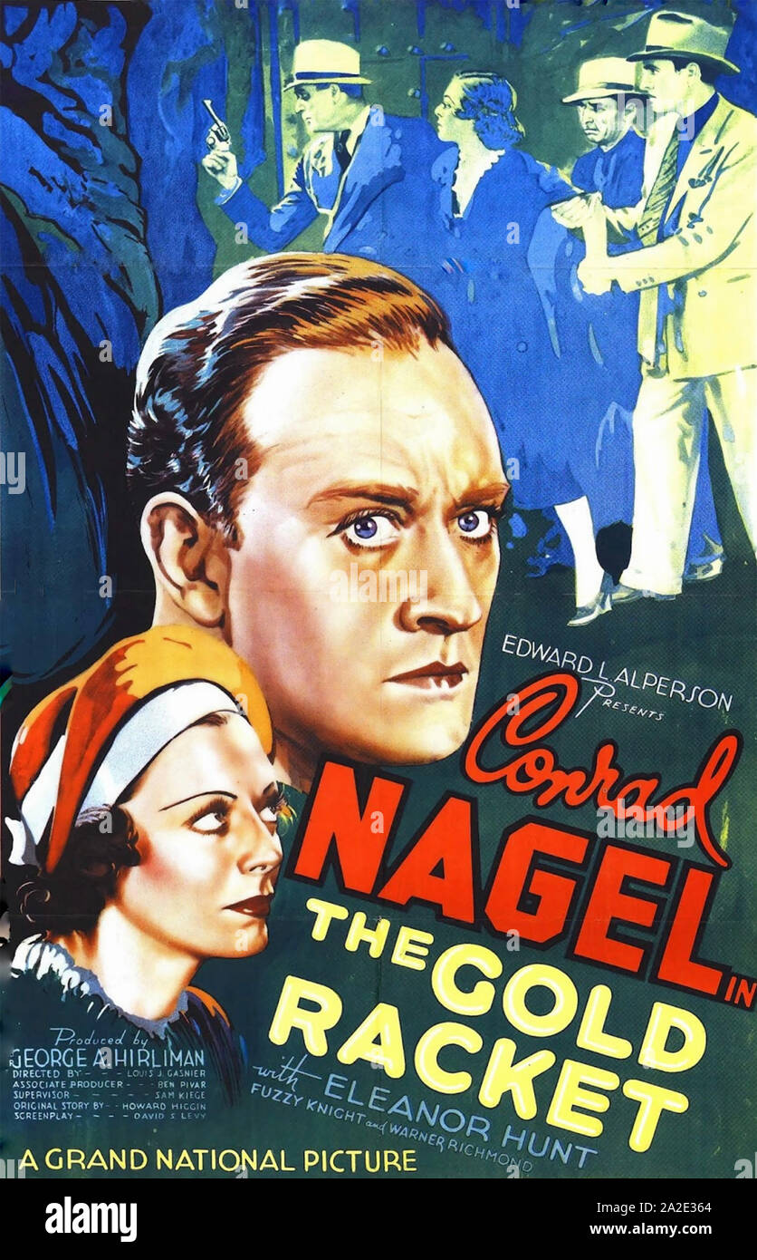 THE GOLD RACKET 1937 Grand National Films production with Conrad Nagel Stock Photo