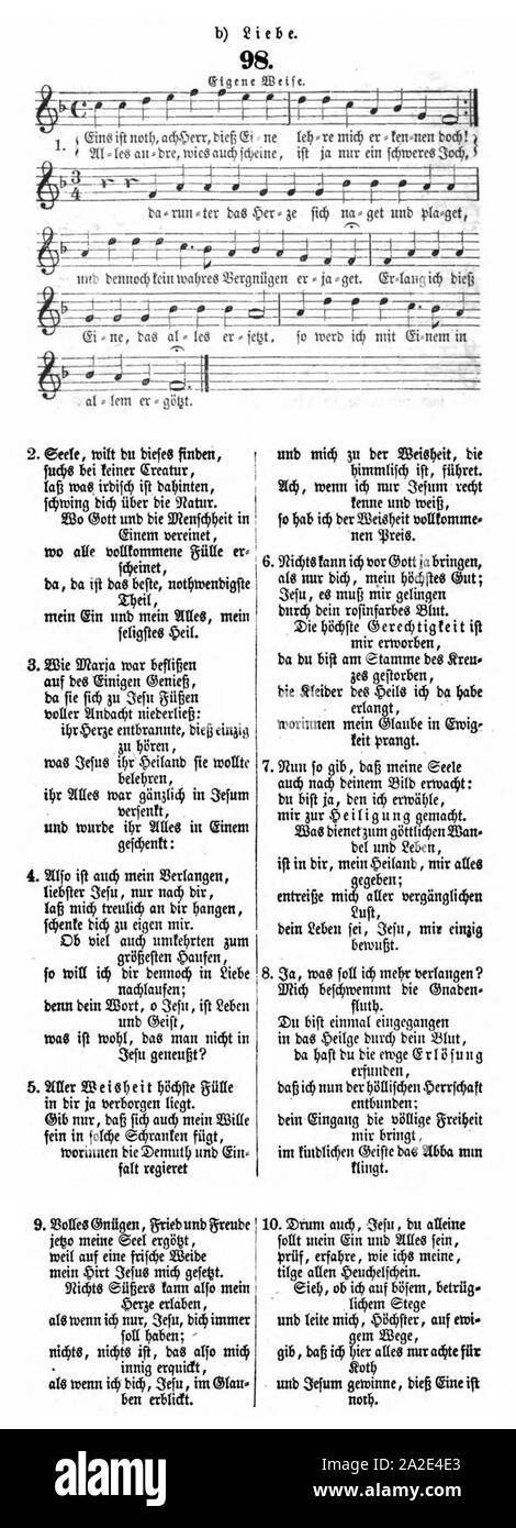 Eins ist not (1854). Stock Photo