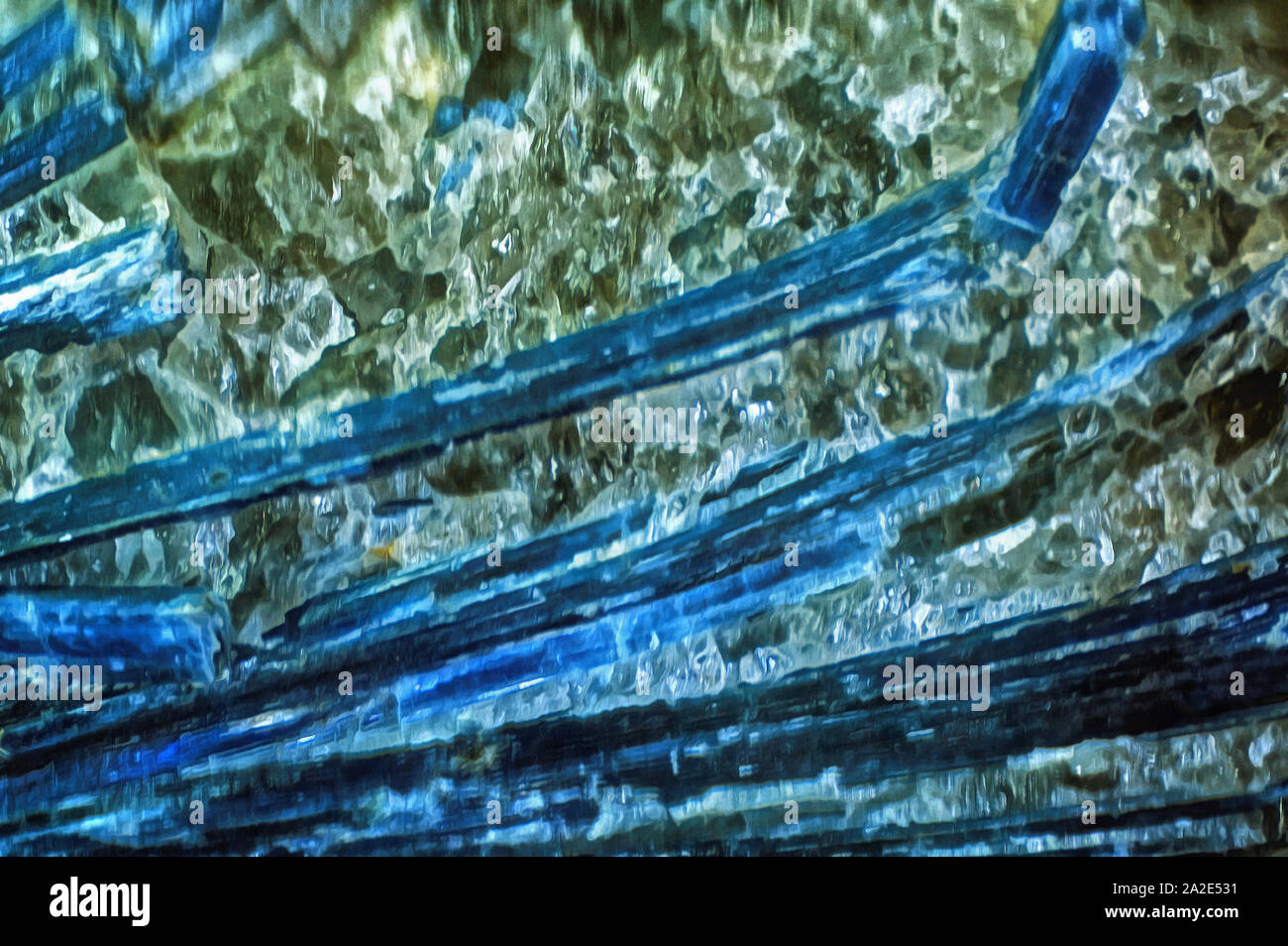 Illustrations Kyanite, mineral, aluminum silicate, Synonyms, distin