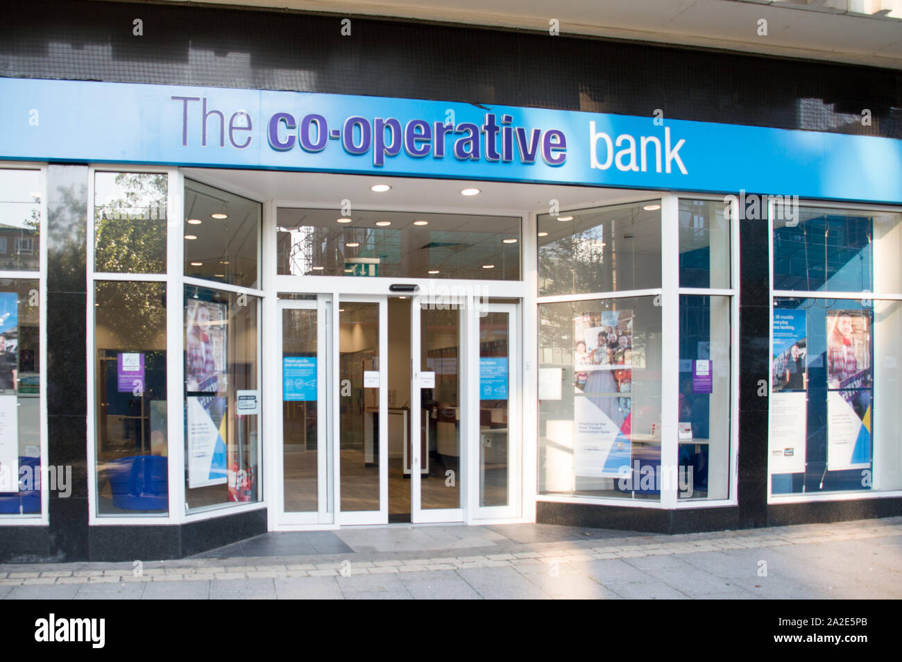 A co-operative bank branch in Croydon high street Stock Photo