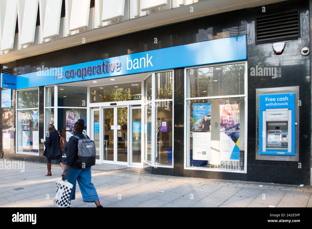 A co-operative bank branch in Croydon high street Stock Photo