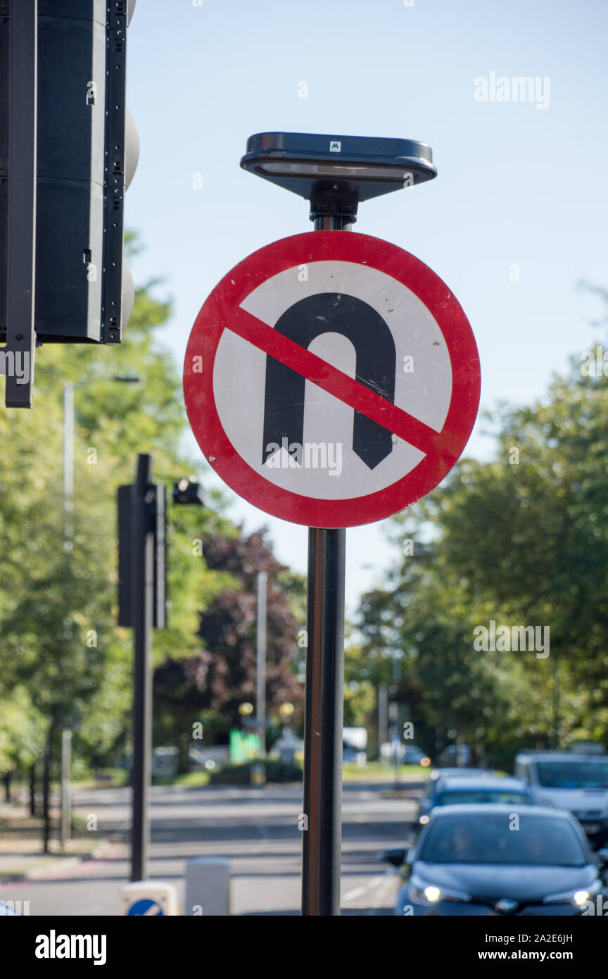 U turn sign hires stock photography and images Alamy