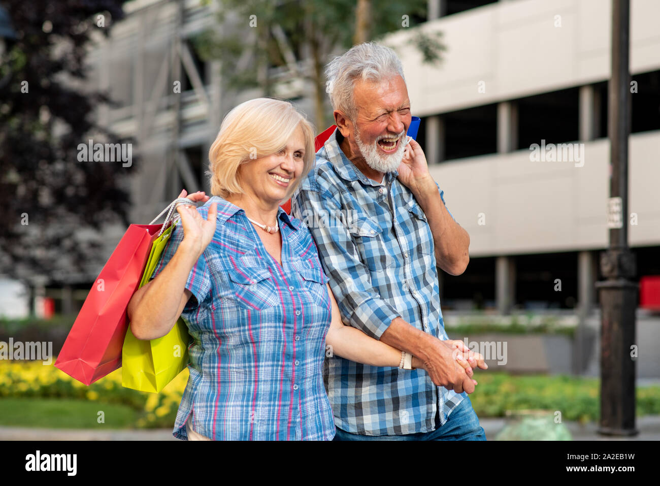 Senior man laughing handsome hi-res stock photography and images - Alamy
