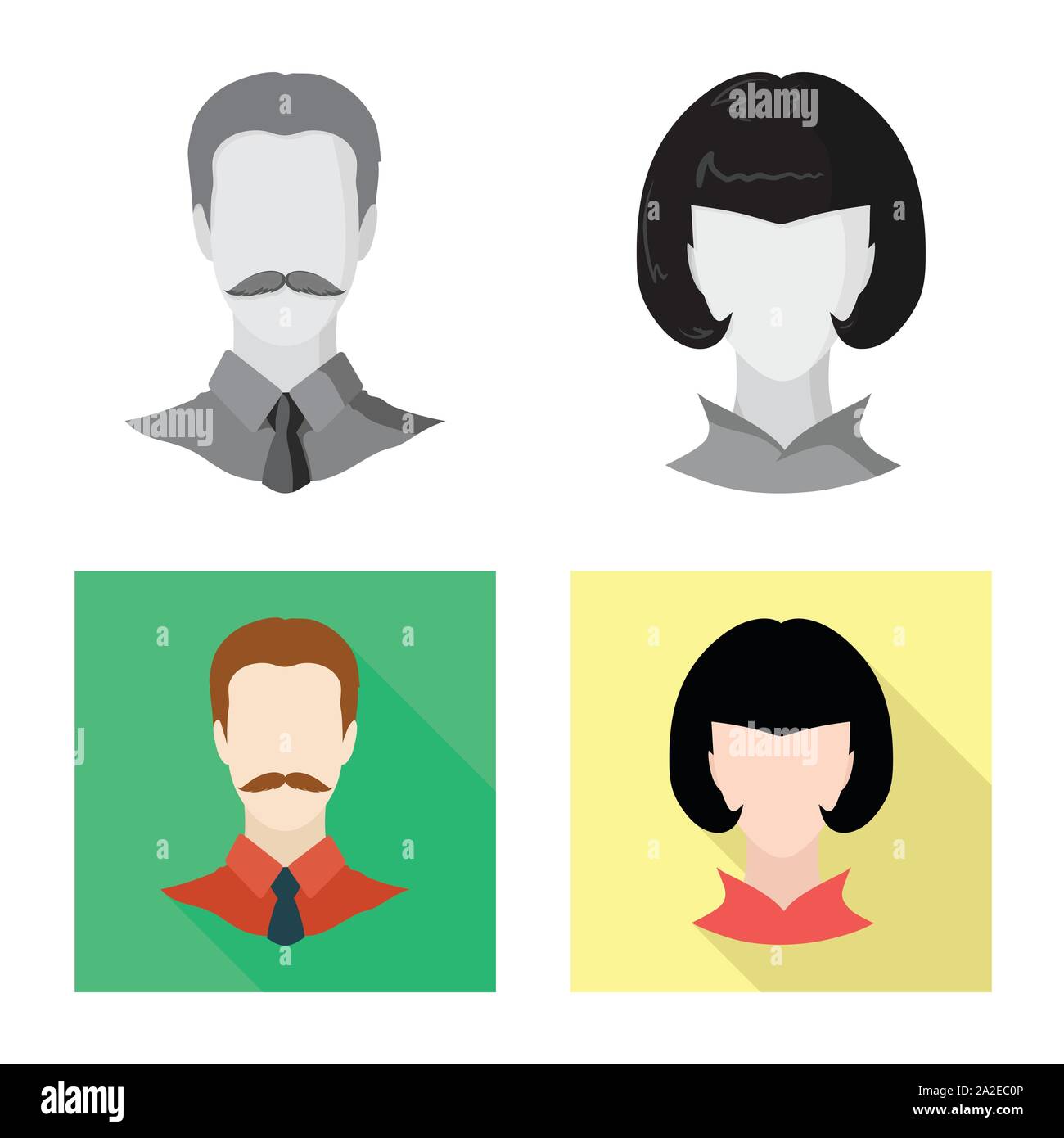 Vector illustration of professional and photo icon. Set of professional ...