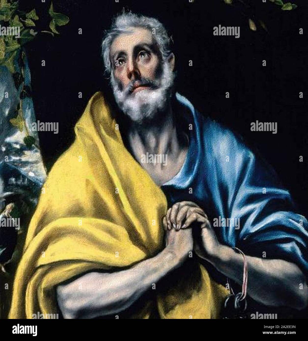 El Greco Las lágrimas de San Pedro Stock Photo Alamy