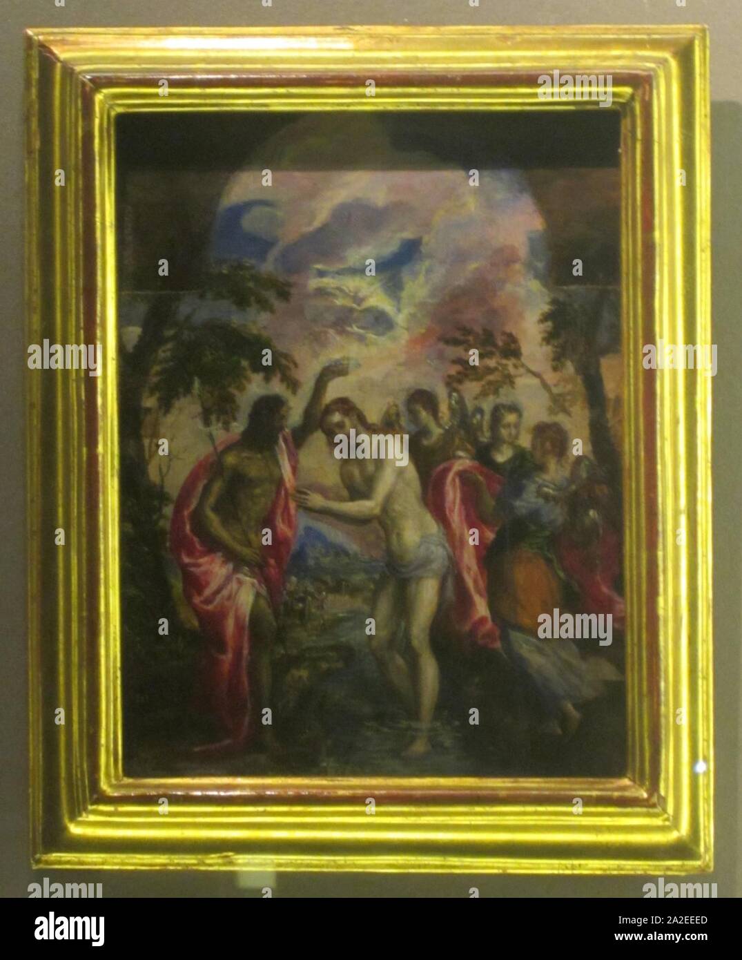 El greco christ baptism hi-res stock photography and images - Alamy
