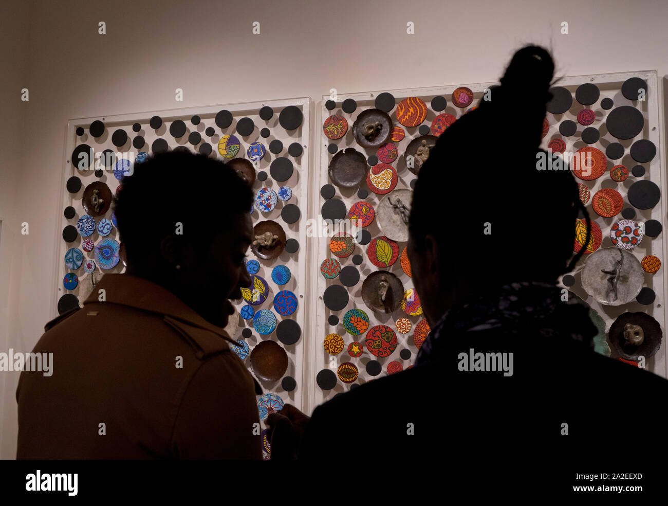 Art on display at the 154 Contemporary African Art Fair at Somerset