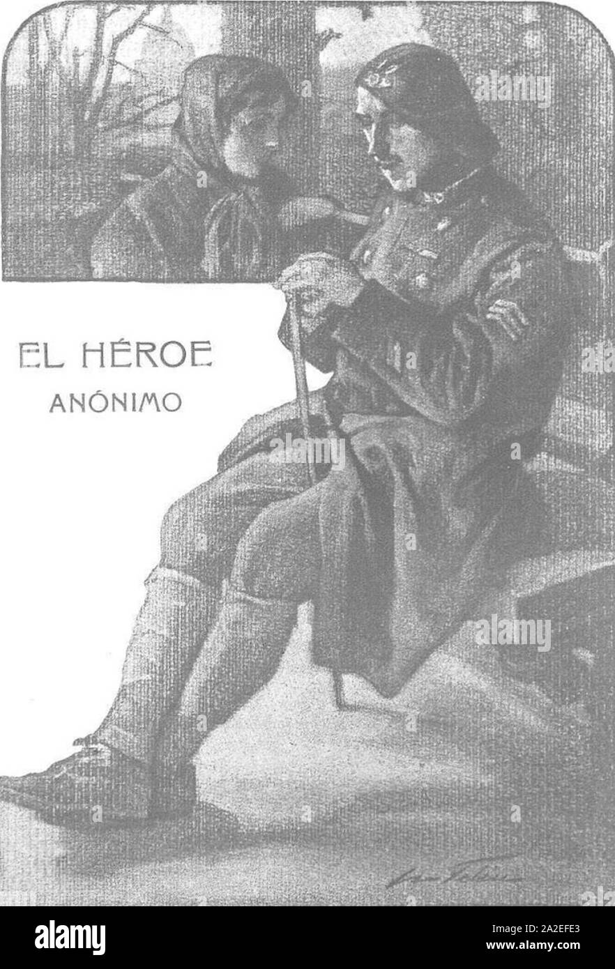 El h roe an nimo revista Hojas selectas 1 1919 n. 205 Stock