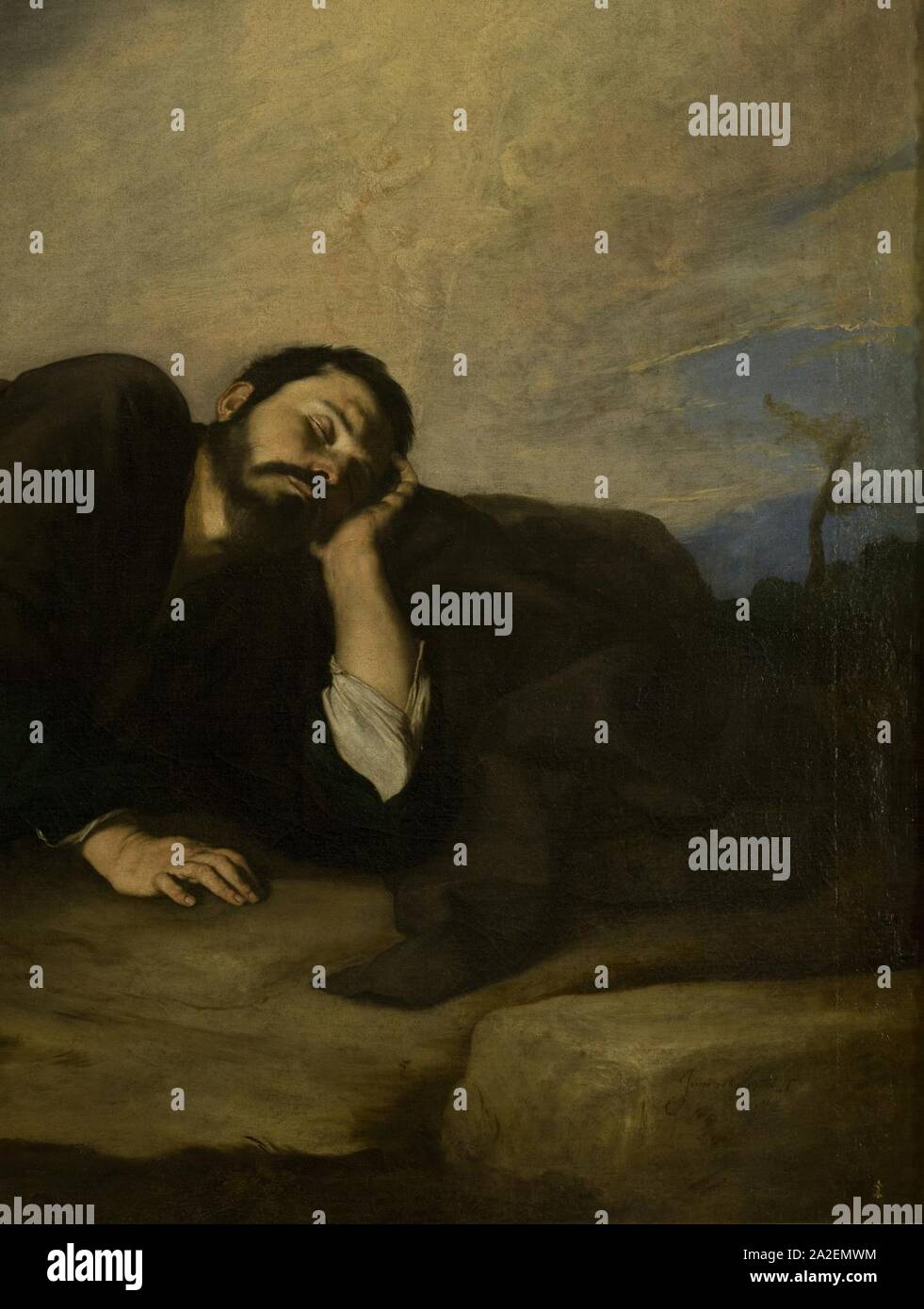 El sueño de Jacob, by José de Ribera Stock Photo Alamy
