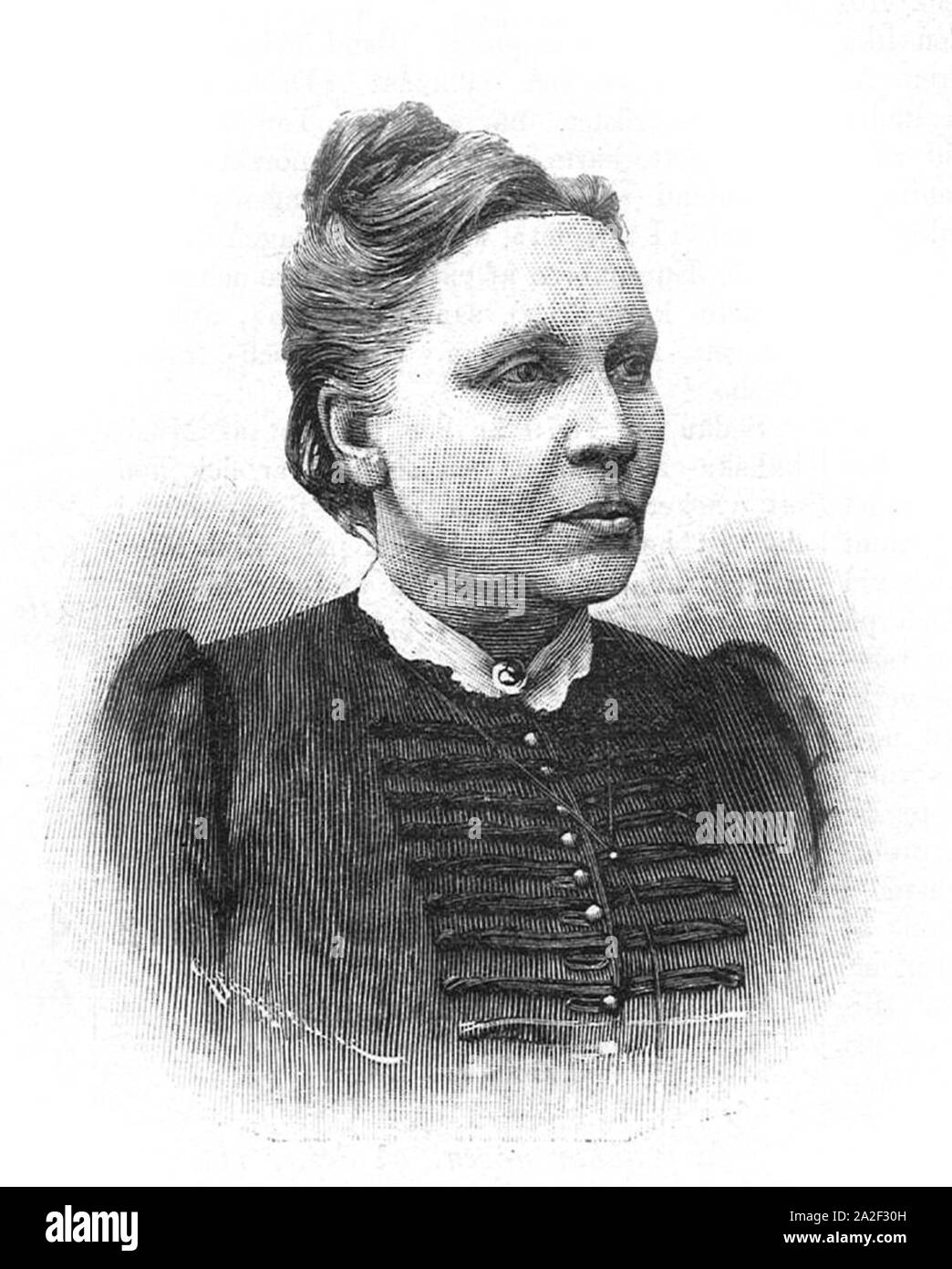 Elfrida Andrée Idun 1891, nr 25. Stock Photo