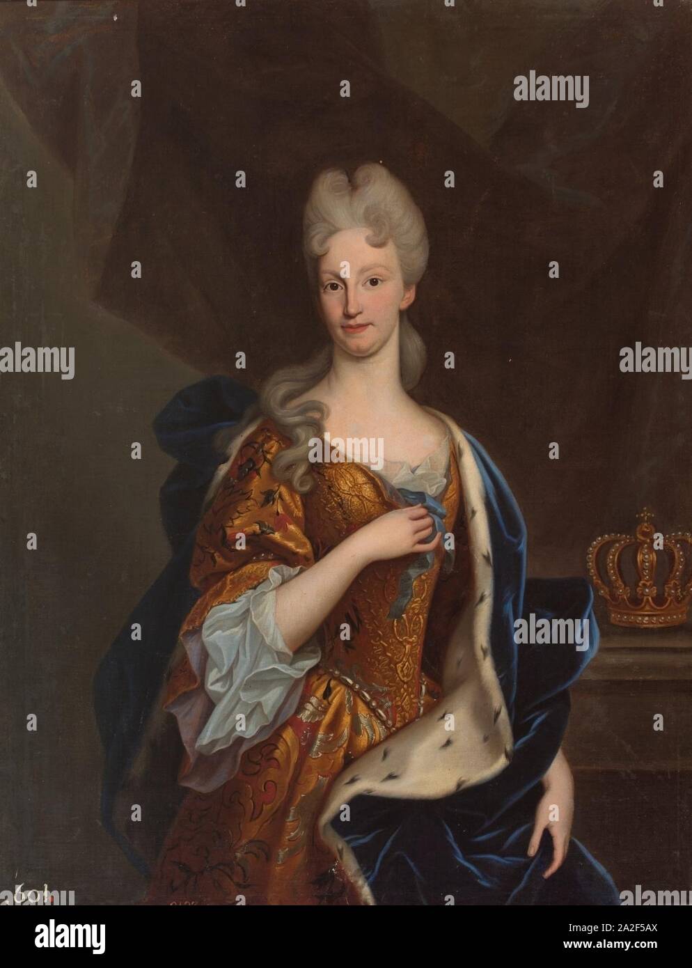 Elisabeth Farnese by Giovanni Maria delle Piana. Stock Photo