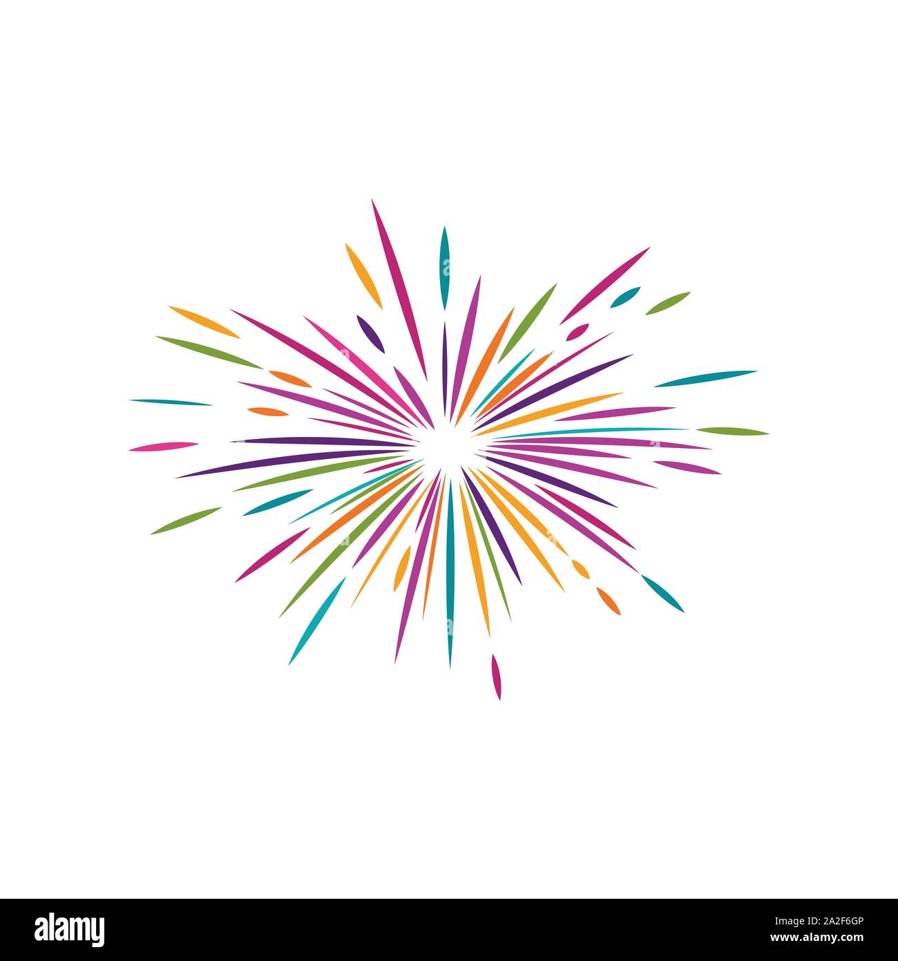 Firework vector icon illustration design template Stock Vector Image ...