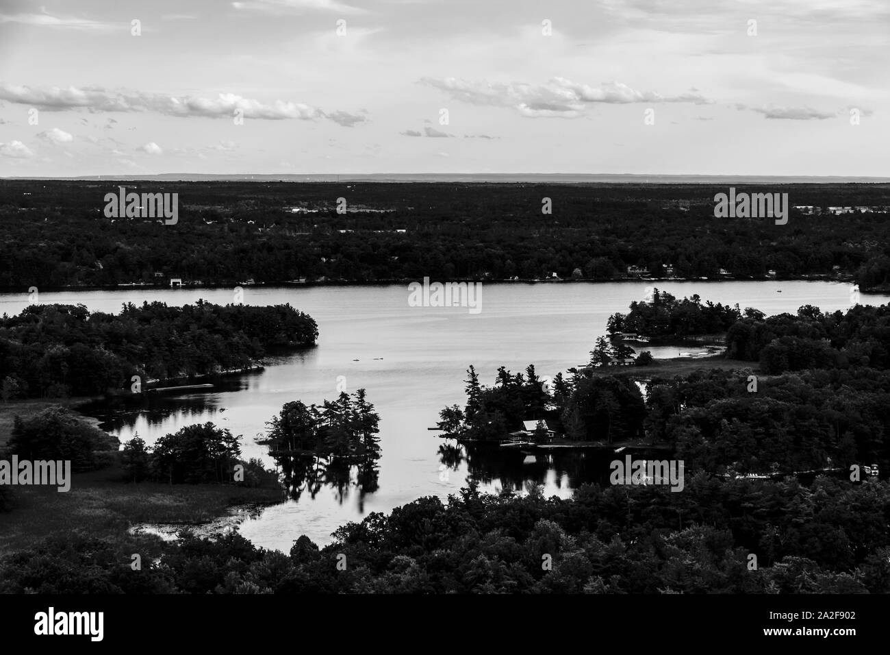 Thousand Islands in Ontario, Canada Stock Photo